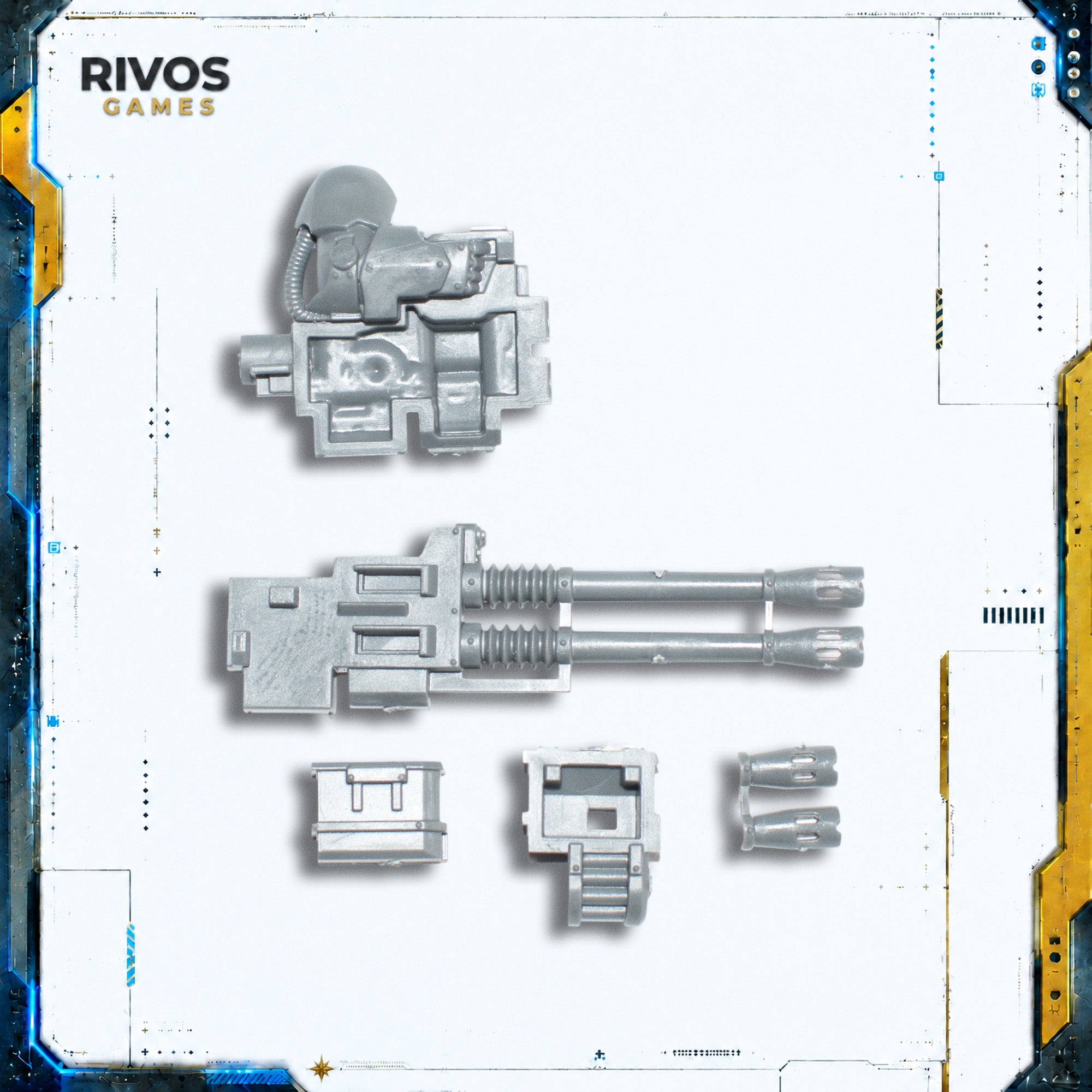 Horus Heresy Space Marines Tartaros Terminators Reaper Autocannon - Bits (Bitz)