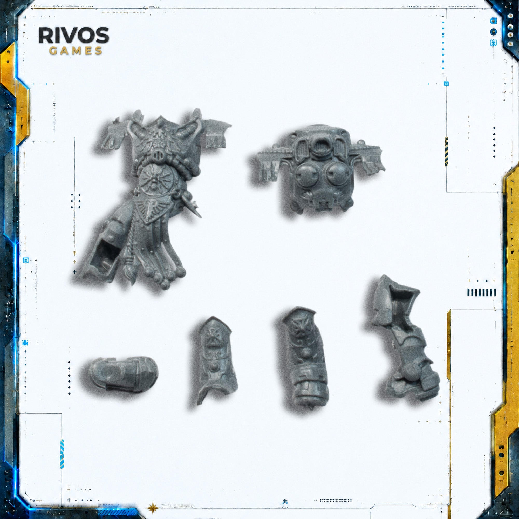 Warhammer 40K Adeptus Custodes Allarus Custodians Legs and Torso A - Bits (Bitz)
