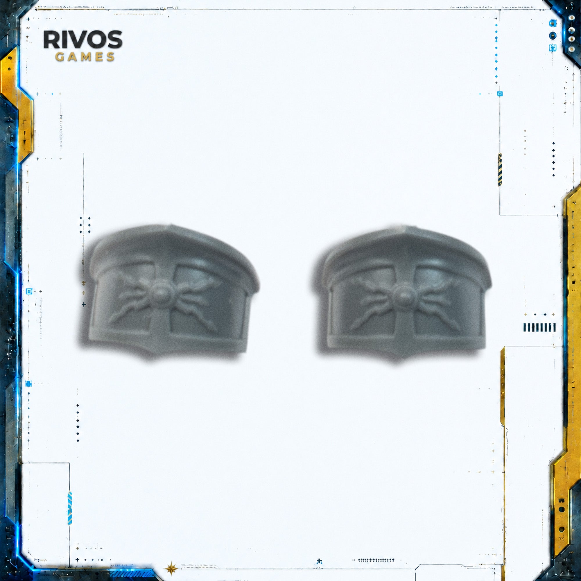 Warhammer 40K Adeptus Custodes Allarus Custodians Shoulder Pads x 2 B - Bits (Bitz)