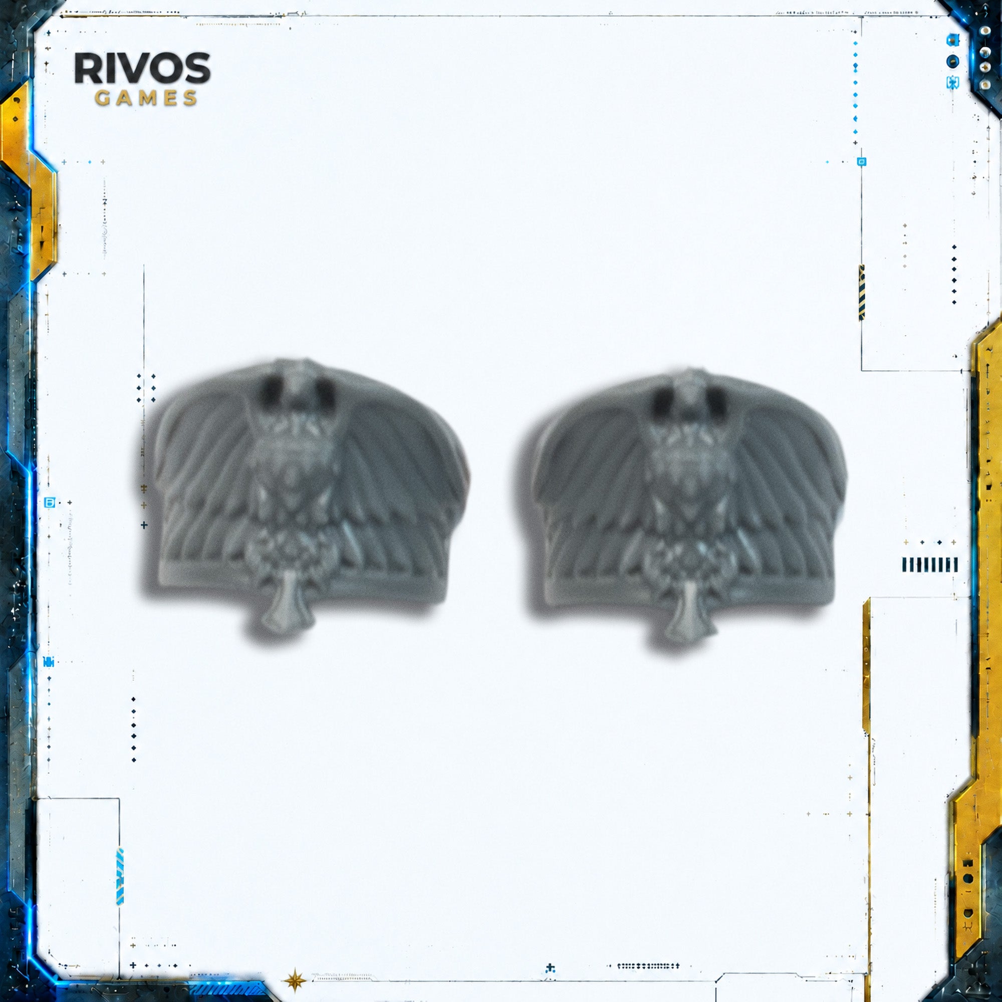 Warhammer 40K Adeptus Custodes Allarus Custodians Captain Shoulder Pads - Bits (Bitz)