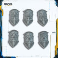 Warhammer 40K Adeptus Custodes Allarus Custodians Leg Armour x 6 - Bits (Bitz)