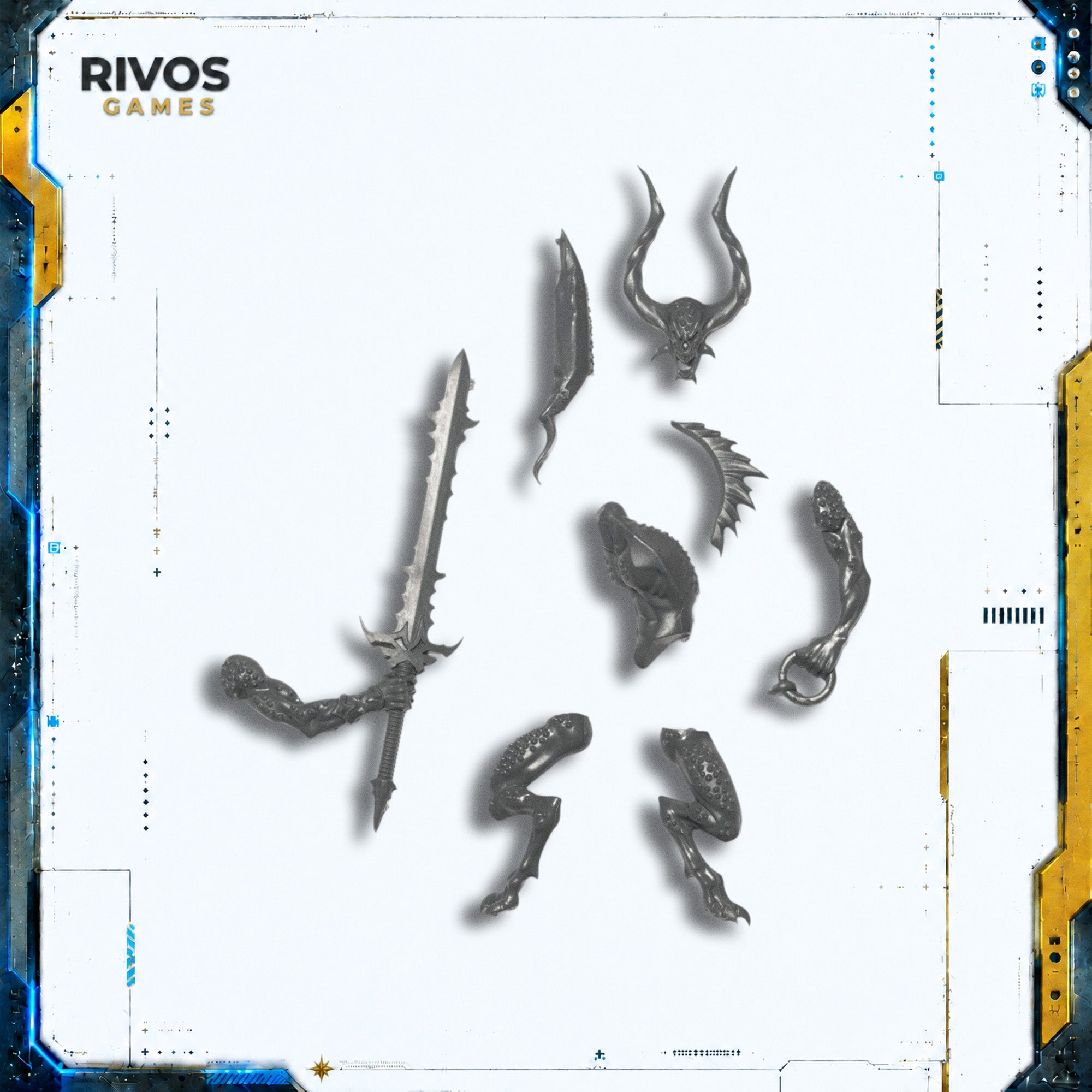 Warhammer Daemons of Khorne Bloodcrushers Bloodletter A - Bits (Bitz)