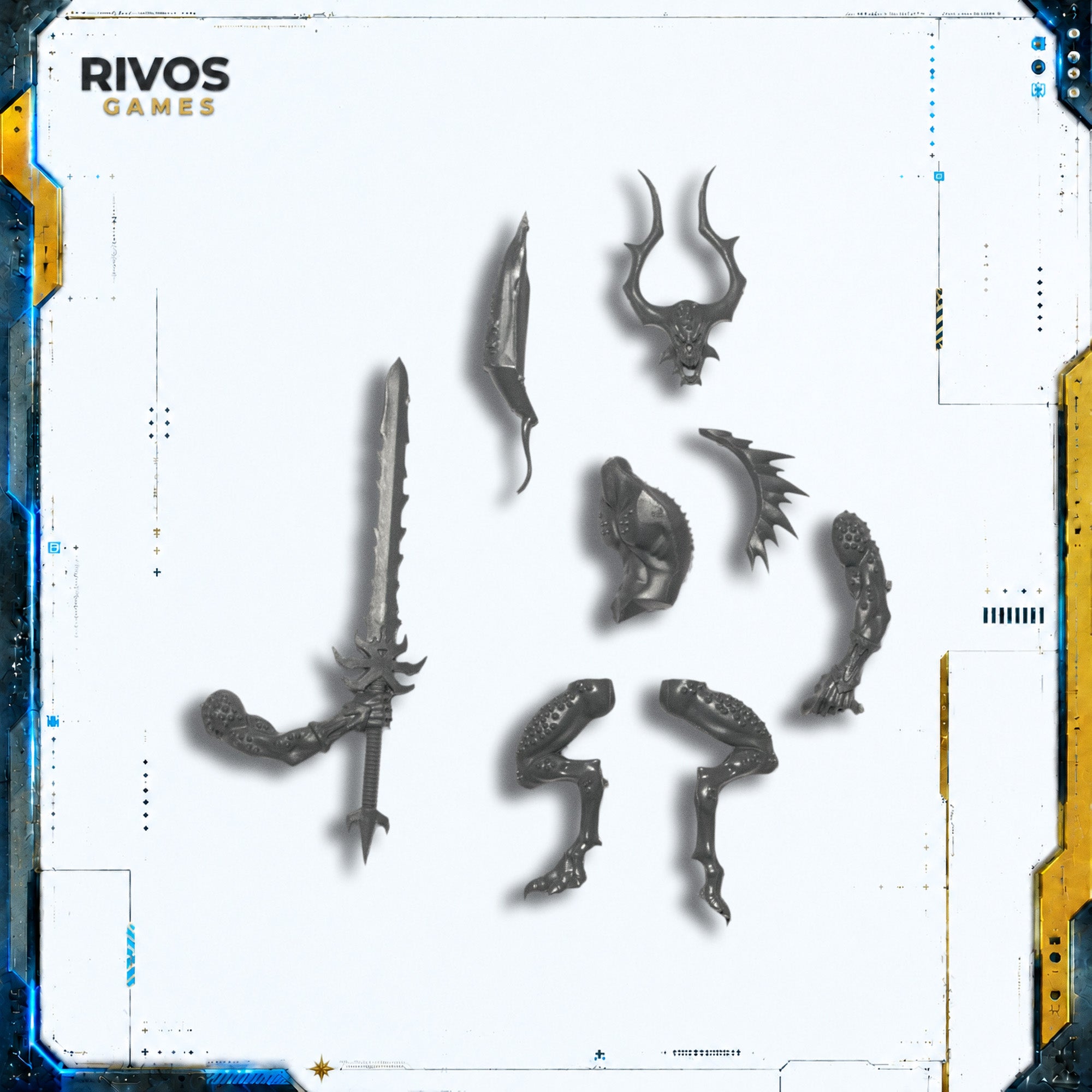 Warhammer Daemons of Khorne Bloodcrushers Bloodletter C - Bits (Bitz)