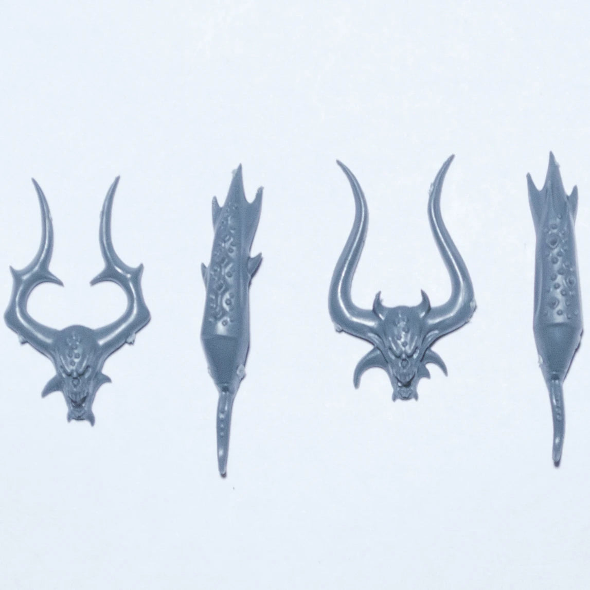 Warhammer Daemons of Khorne Bloodcrushers Bloodletter Heads x 2 Bits Bitz
