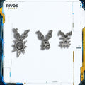 Warhammer Daemons of Khorne Bloodcrushers Necklace x 3 - Bits (Bitz)