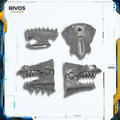 Warhammer Daemons of Khorne Bloodcrushers Head A - Bits (Bitz)