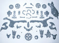 Warhammer Daemons of Khorne Skull Cannon Chasis Bits Bitz