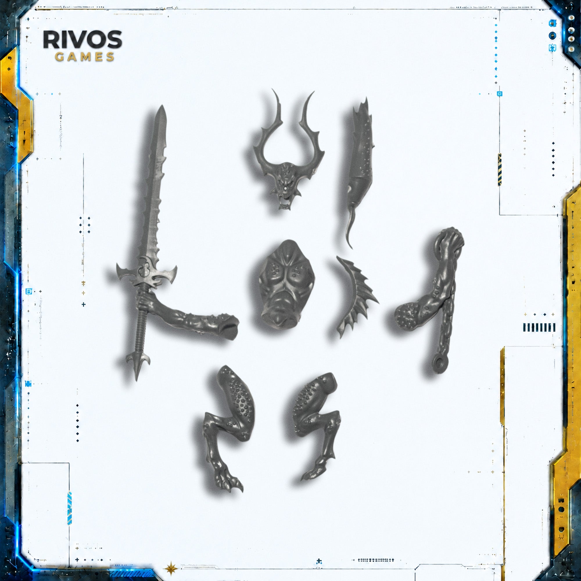 Warhammer Daemons of Khorne Skull Cannon Bloodletter B - Bits (Bitz)