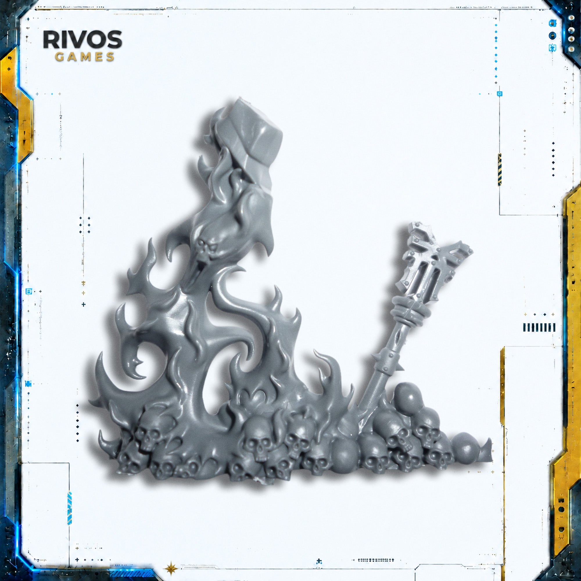 Warhammer Daemons of Khorne Bloodthirster Flying Base - Bits (Bitz)