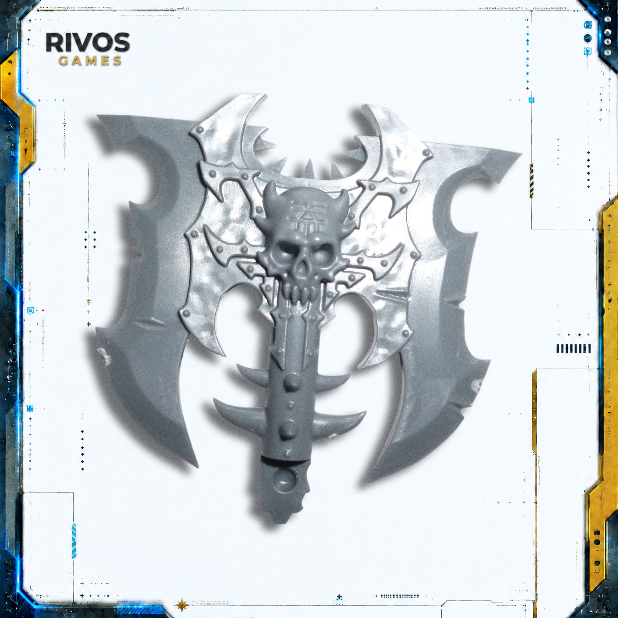 Warhammer Daemons of Khorne Bloodthirster Axe Head A - Bits (Bitz)
