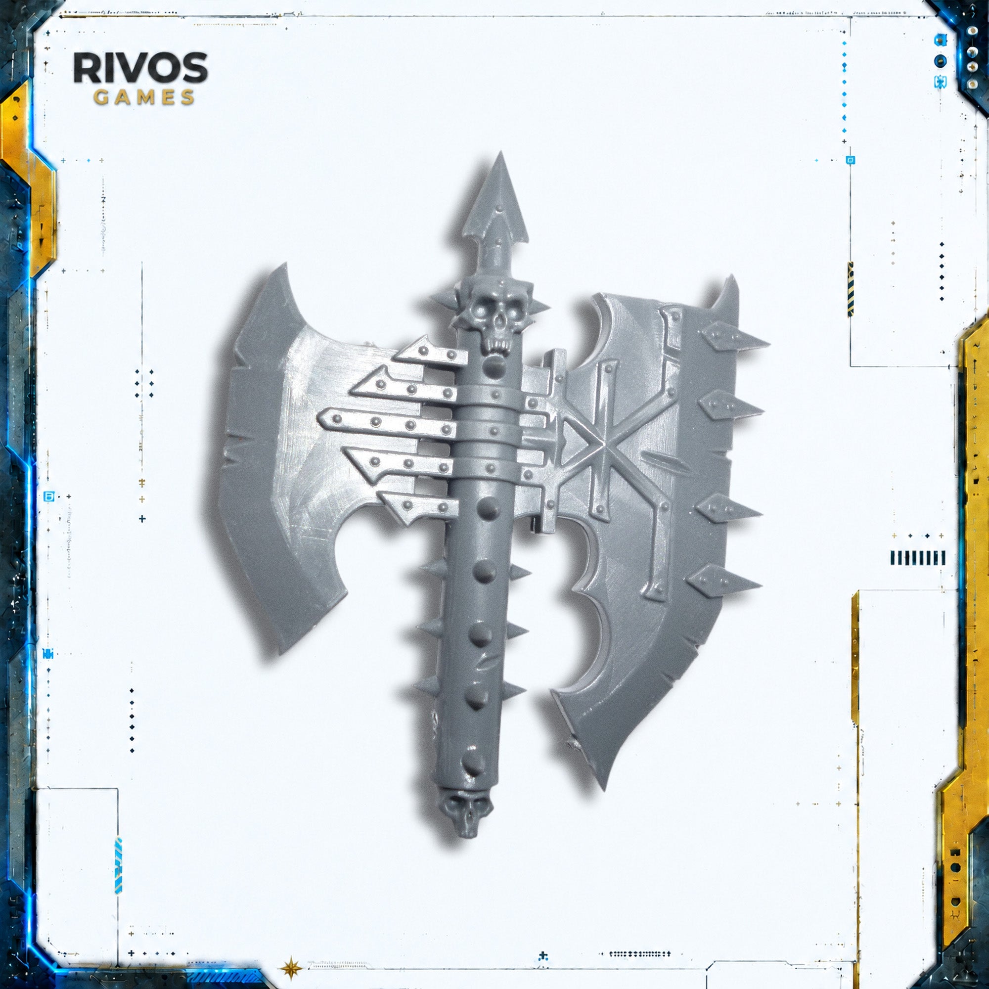 Warhammer Daemons of Khorne Bloodthirster Axe Head B - Bits (Bitz)