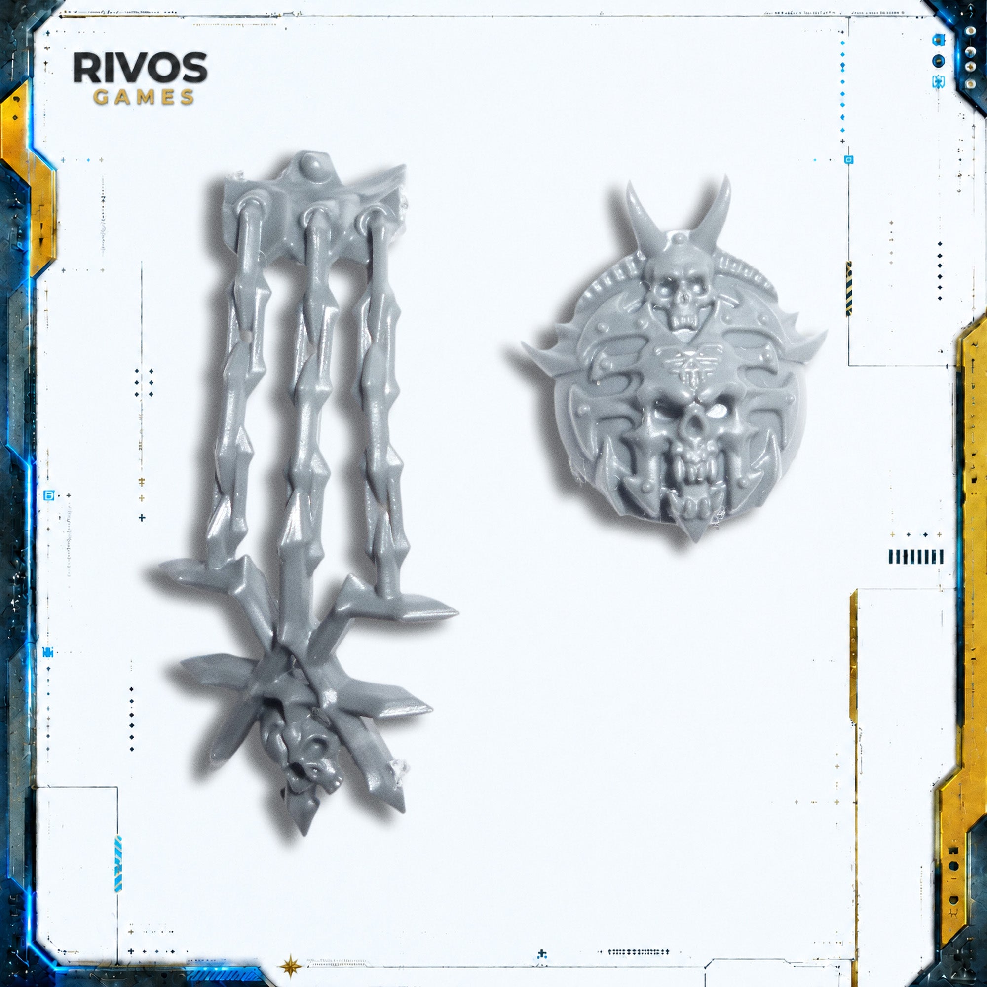 Warhammer Daemons of Khorne Bloodthirster Badge and Tabbard A - Bits (Bitz)