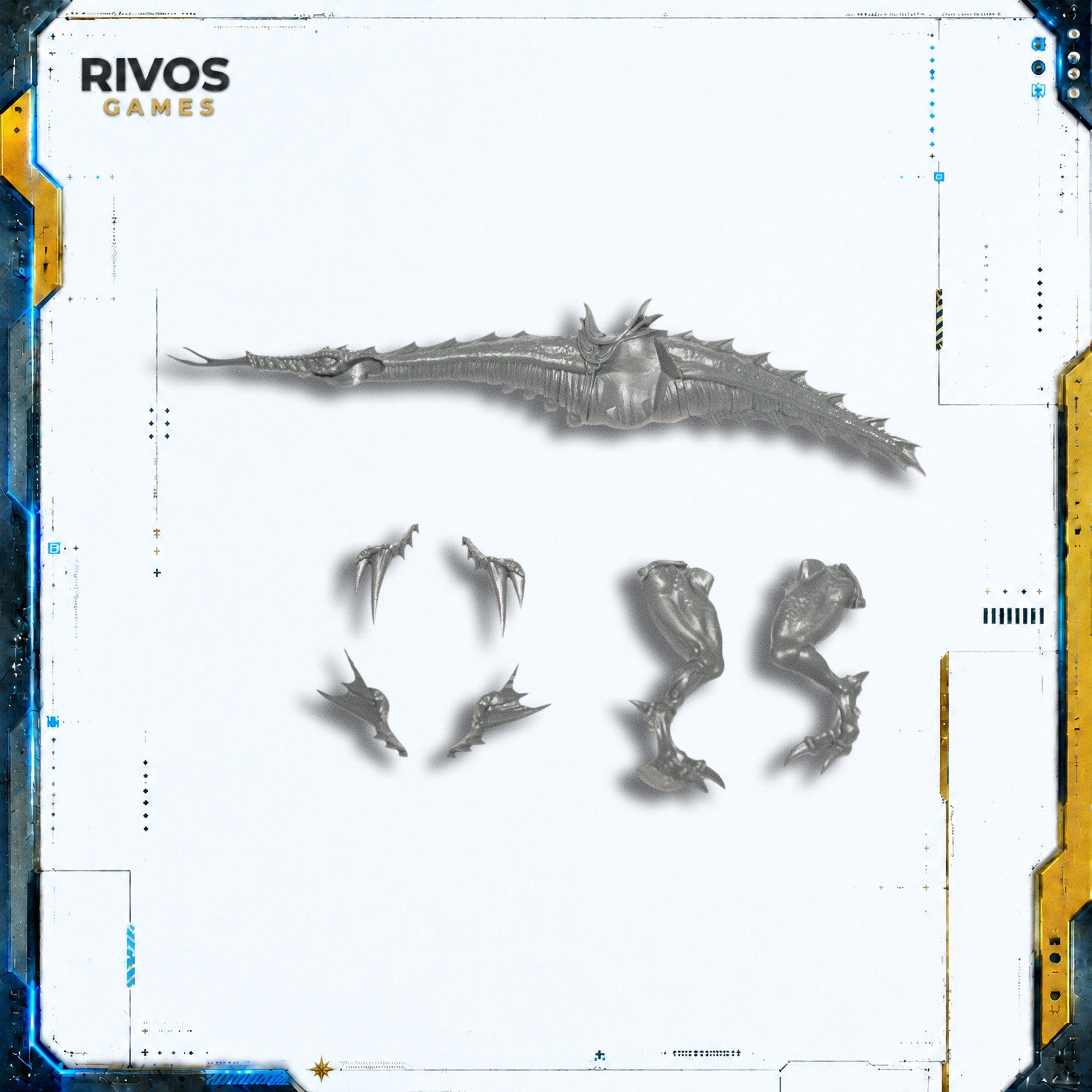 Warhammer Daemons of Slaanesh Seekers of Slaanesh Steed D - Bits (Bitz)