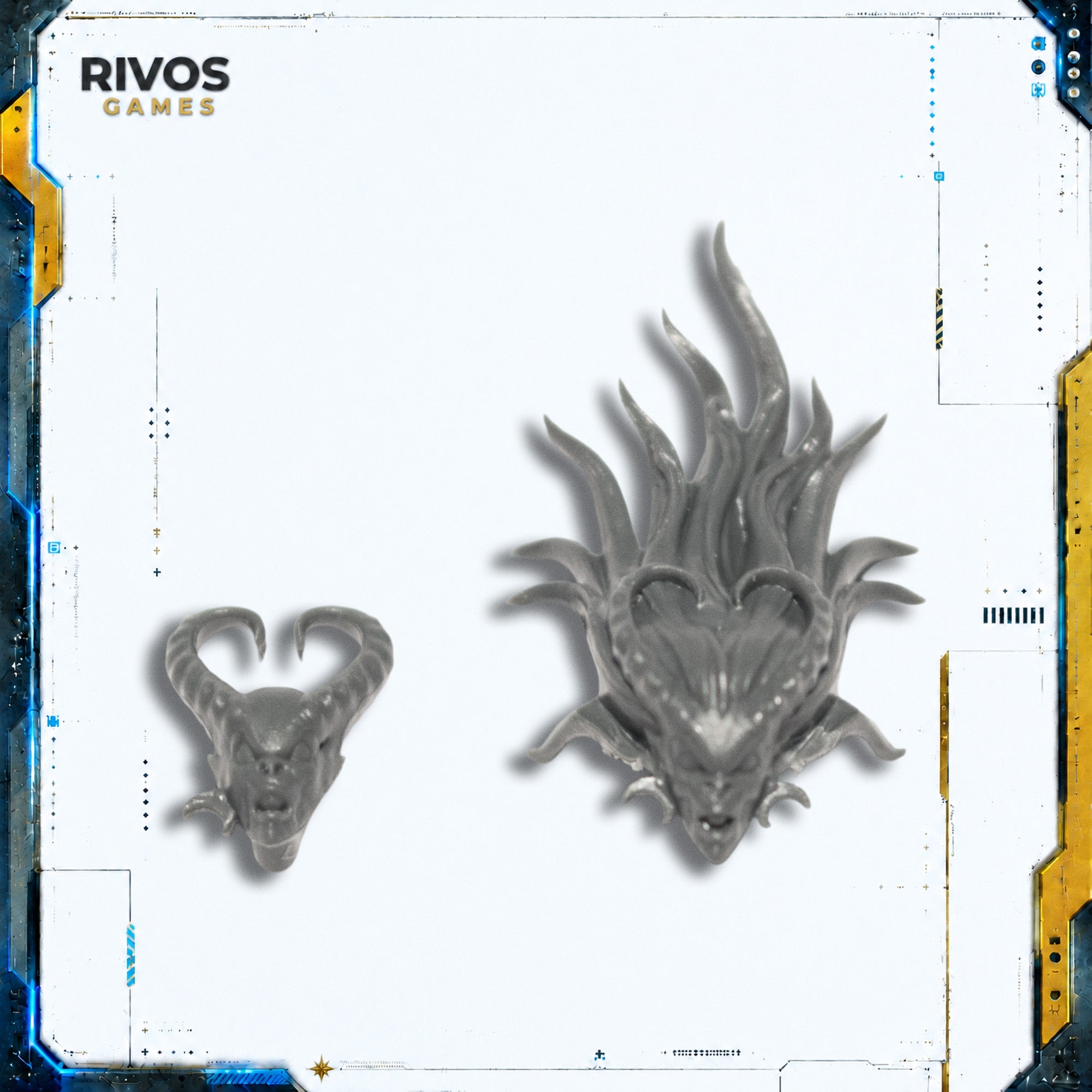 Warhammer Daemons of Slaanesh Seekers of Slaanesh Heartseeker Heads - Bits (Bitz)