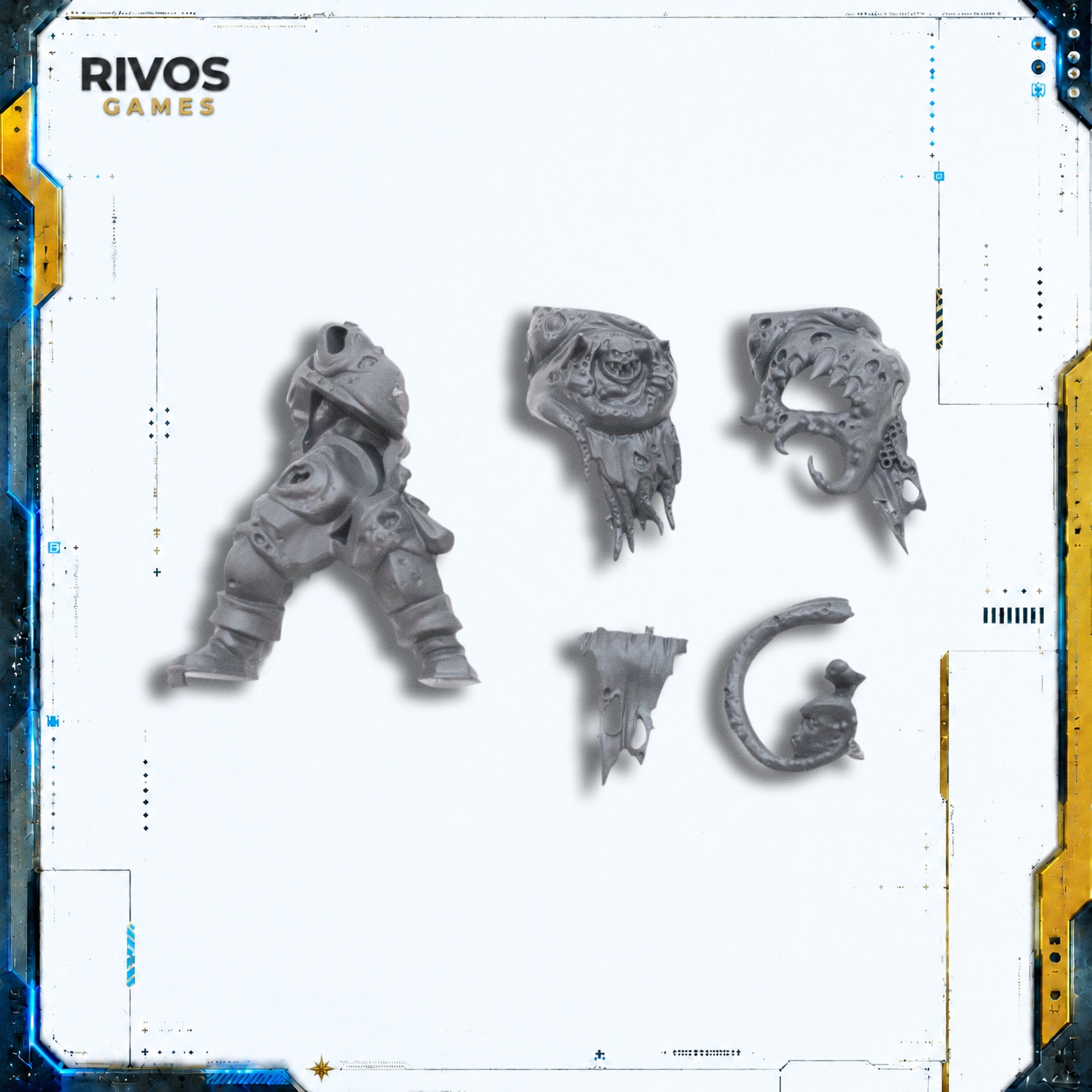 Warhammer Maggotkin of Nurgle Putrid Blightkings Legs and Torso A - Bits (Bitz)