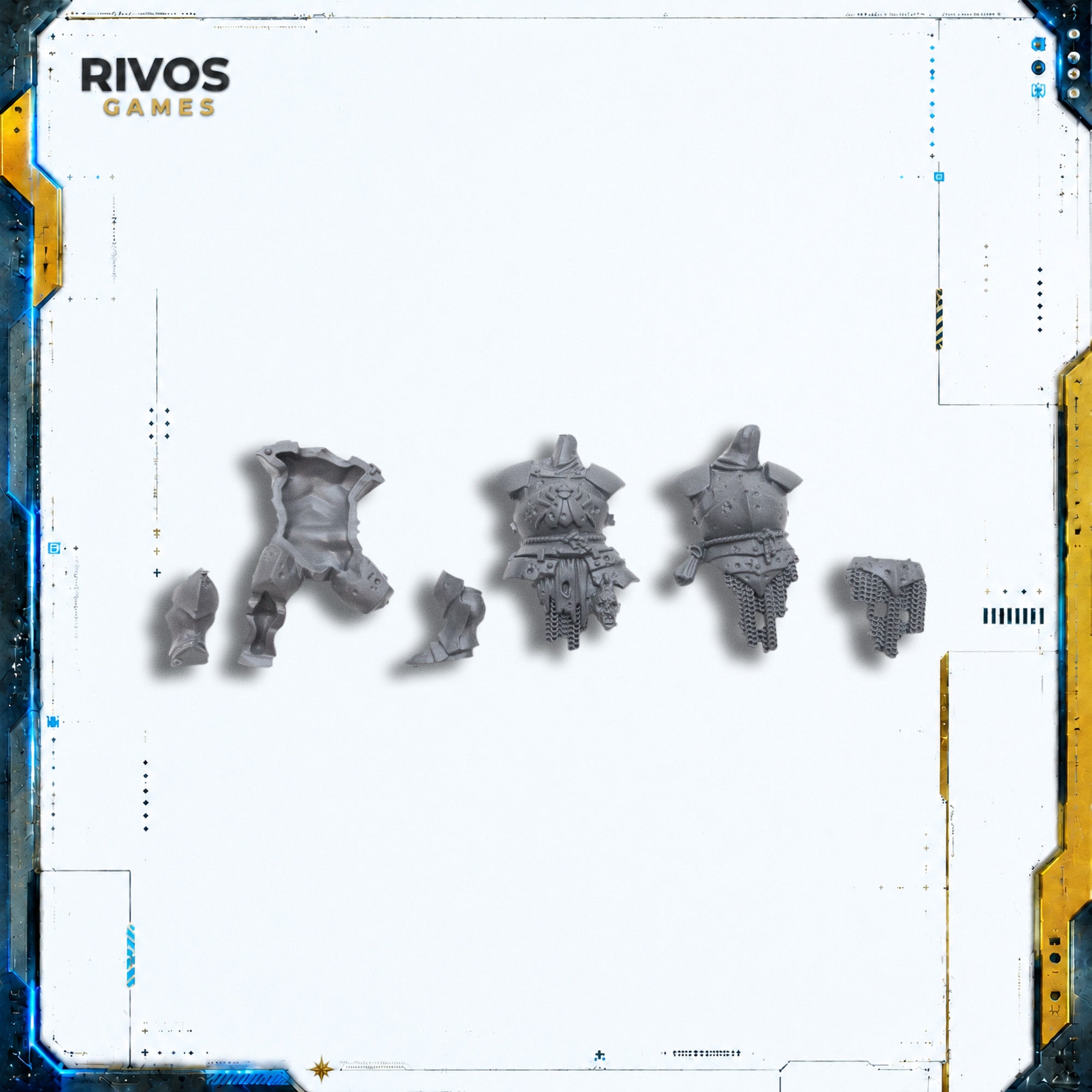 Warhammer Maggotkin of Nurgle Putrid Blightkings Legs and Torso E - Bits (Bitz)