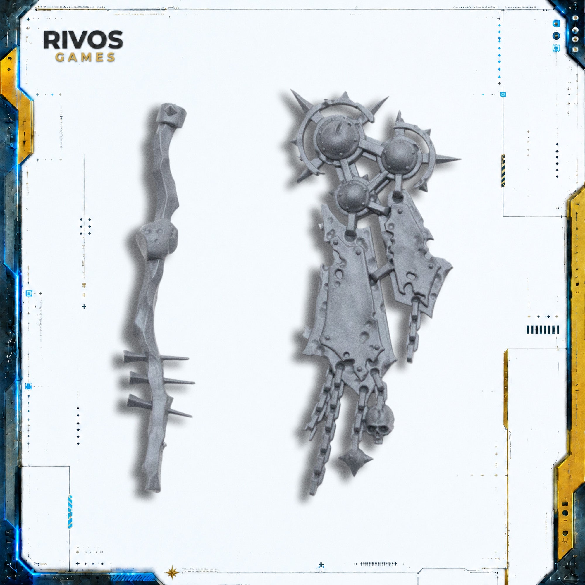 Warhammer Maggotkin of Nurgle Putrid Blightkings Icon - Bits (Bitz)