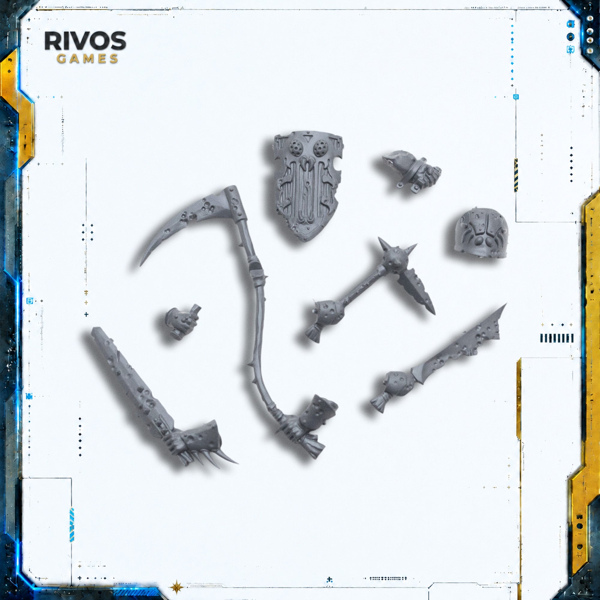 Warhammer Maggotkin of Nurgle Putrid Blightkings Weapons B - Bits (Bitz)