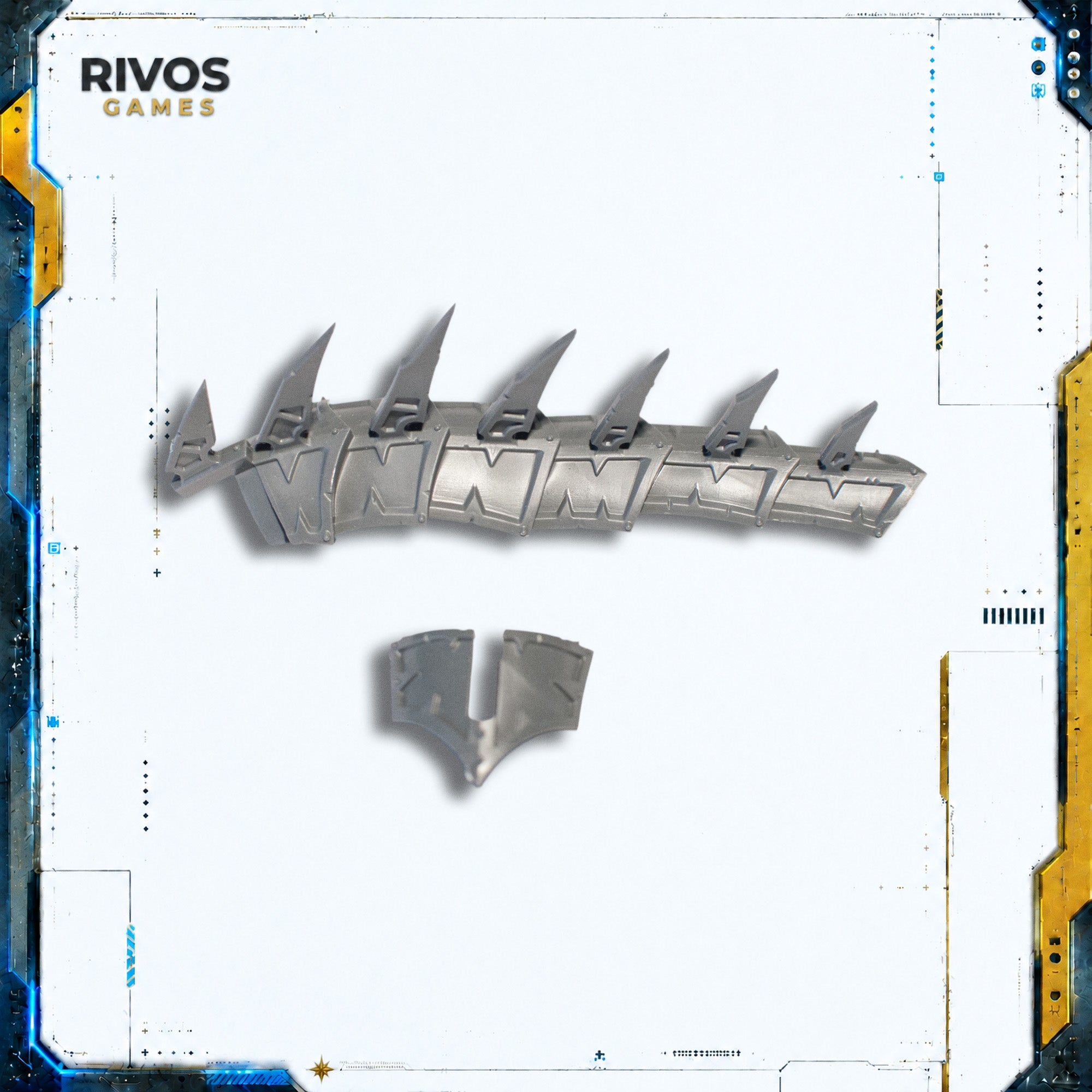 Warhammer 40K Chaos Space Marines Heldrake Spine Armour - Bits (Bitz)