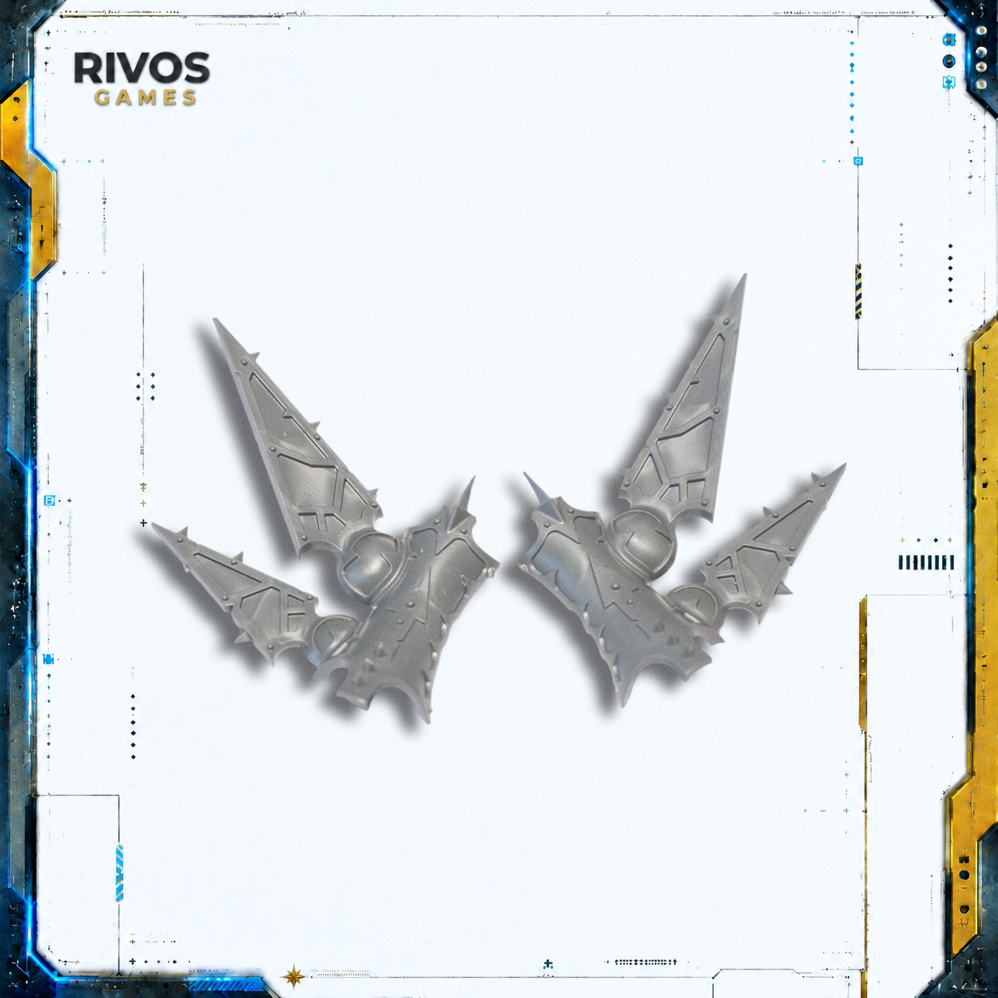 Warhammer 40K Chaos Space Marines Heldrake Arm Armour A - Bits (Bitz)