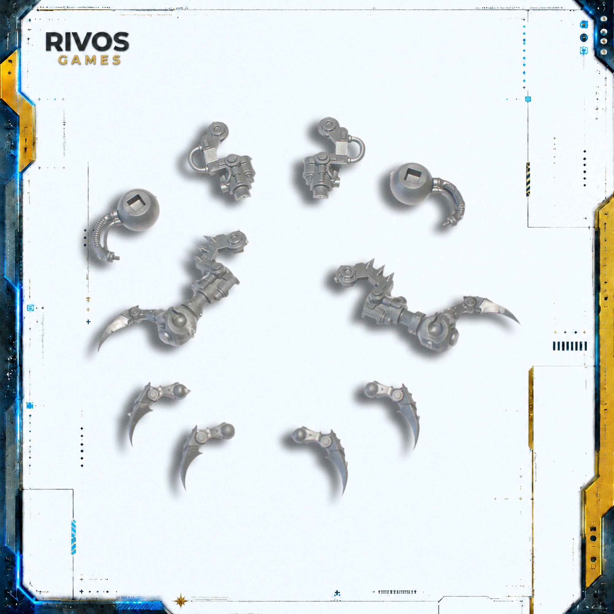 Warhammer 40K Chaos Space Marines Heldrake Left and Right Legs - Bits (Bitz)