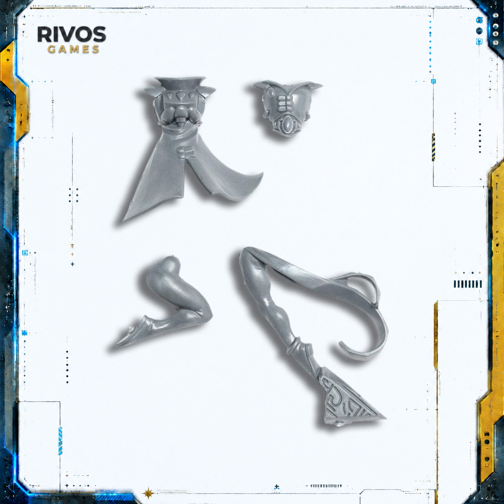 Warhammer 40K Harlequins Harlequin Troupe Player Legs and Torso A - Bits (Bitz)