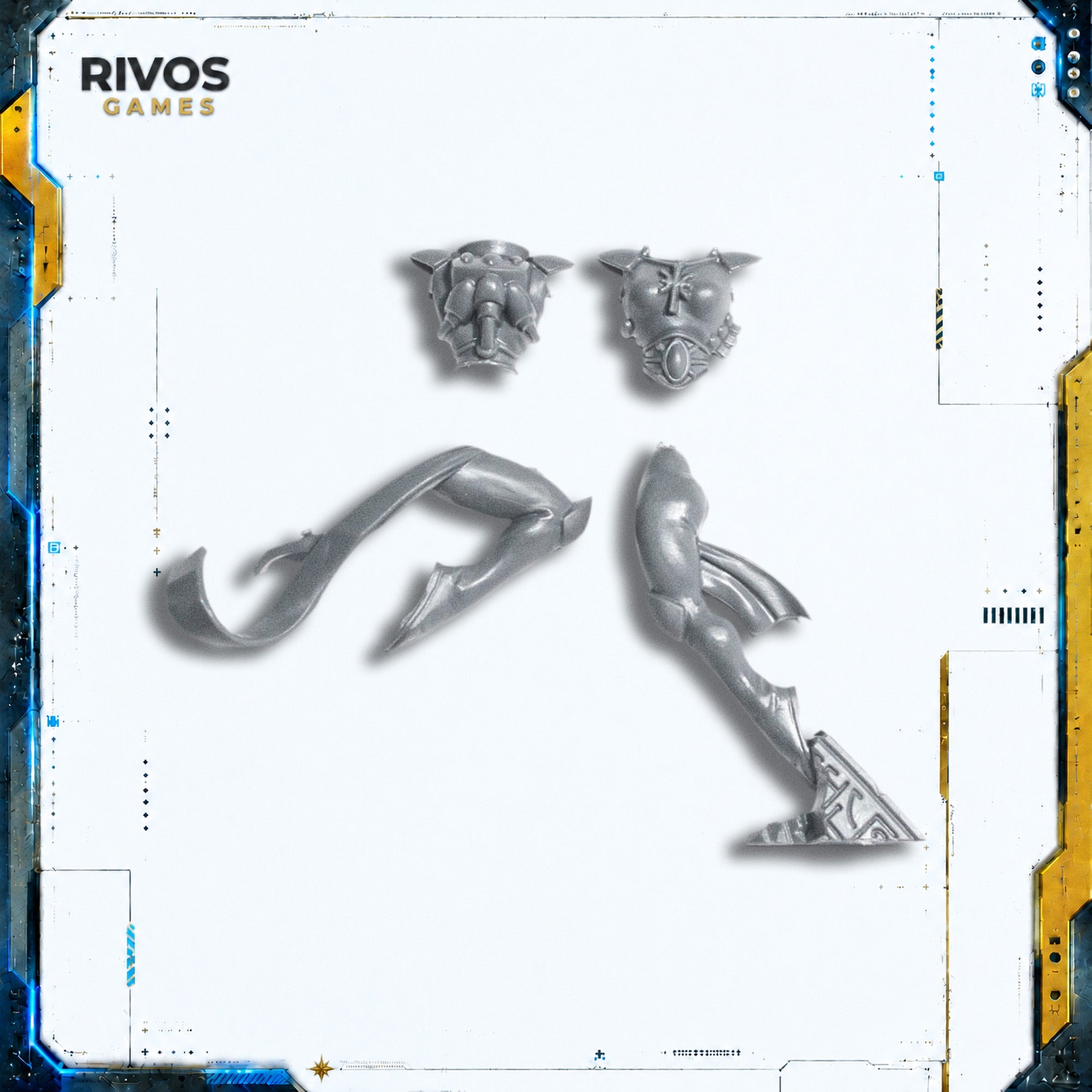 Warhammer 40K Harlequins Harlequin Troupe Player Legs and Torso B - Bits (Bitz)