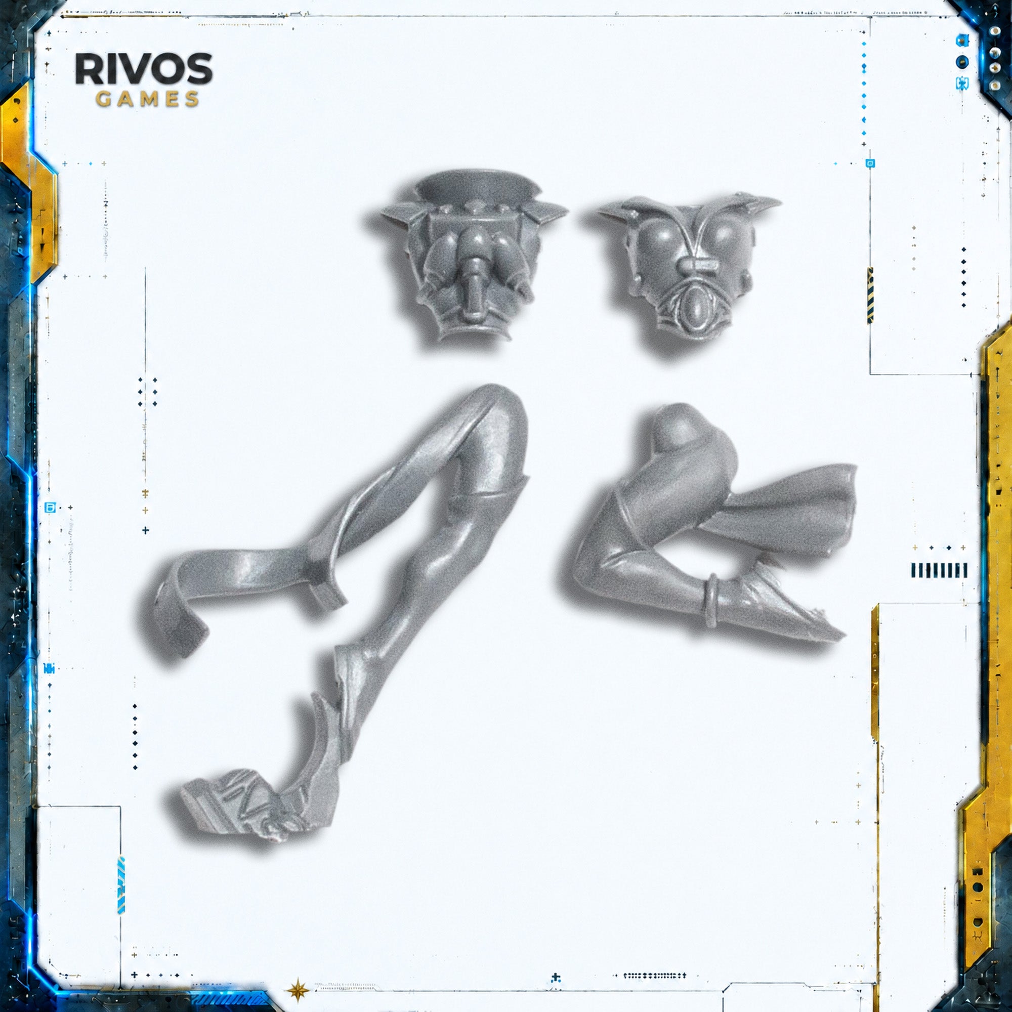 Warhammer 40K Harlequins Harlequin Troupe Player Legs and Torso C - Bits (Bitz)