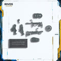Warhammer Grand Cathay Cathayan Grand Cannon Crew with Wheelbarrow - Bits (Bitz)