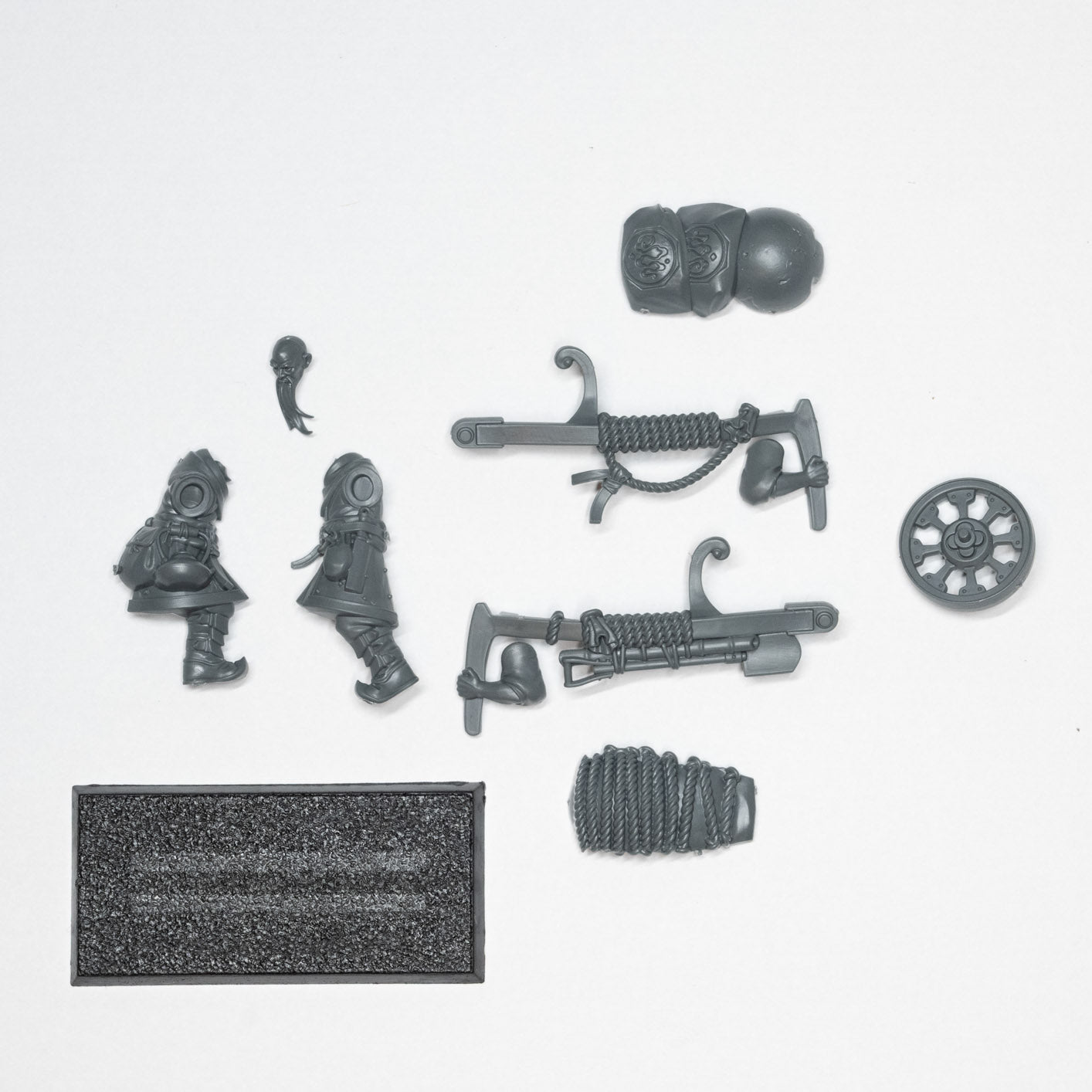 Grand Cathay Cathayan Grand Cannon Crew with Wheelbarrow - Warhammer - Authentic Sprue