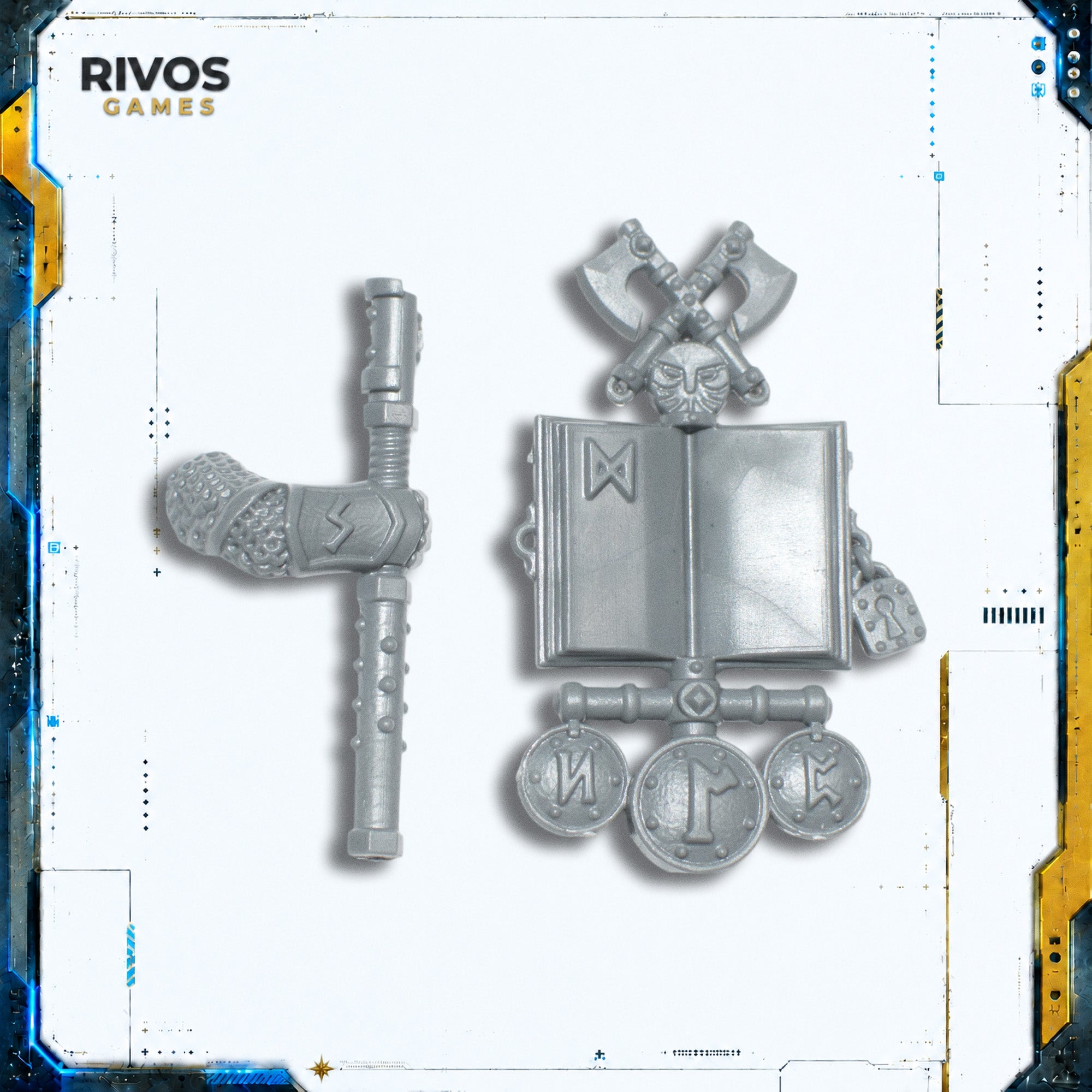 Warhammer Dwarfen Mountain Holds Dwarf Ironbreakers Icon A - Bits (Bitz)