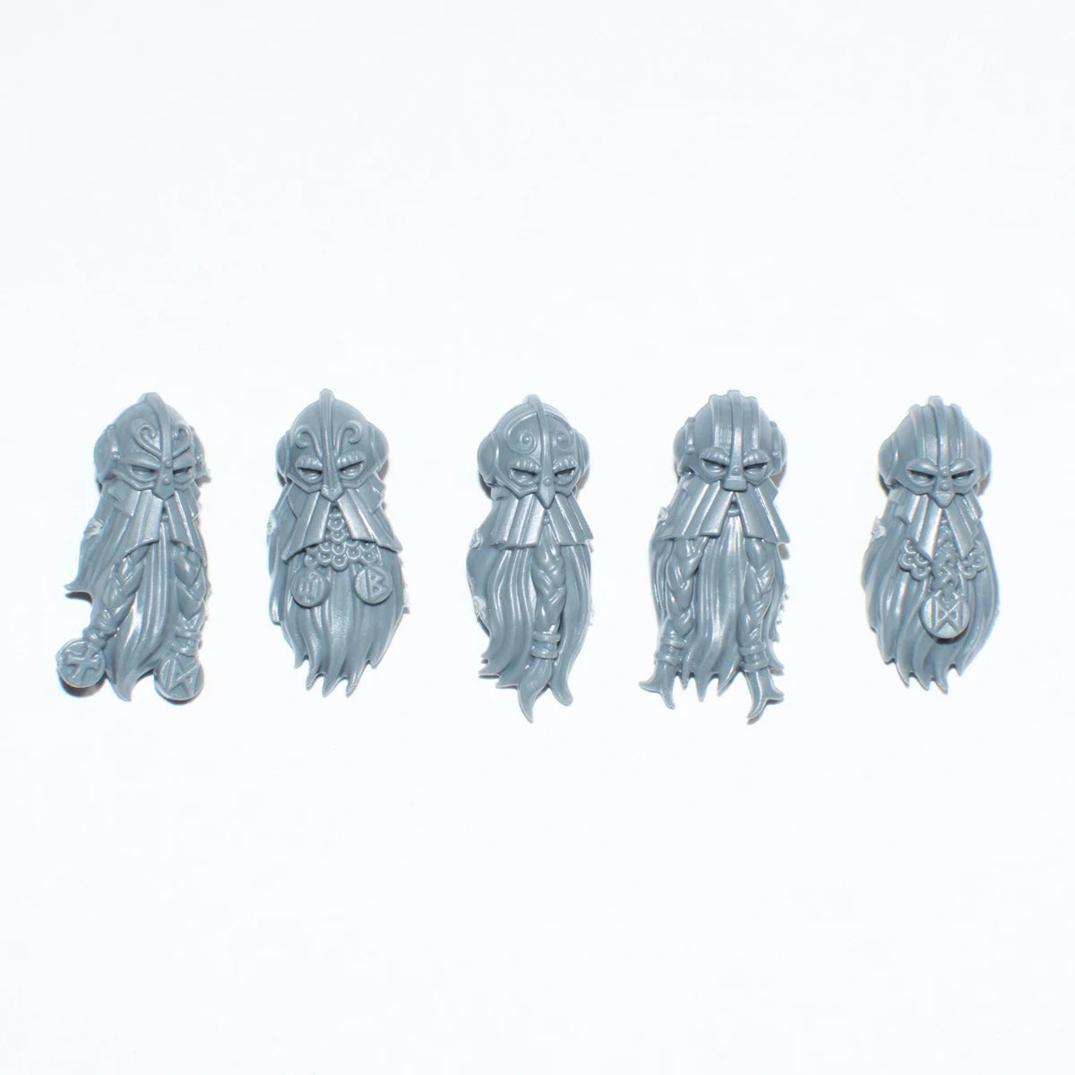 Warhammer Dwarfen Mountain Holds Dwarf Ironbreakers Heads A x 5 Bits Bitz