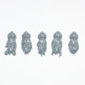 Dwarfen Mountain Holds Dwarf Ironbreakers Heads A x 5 - Warhammer - Spare Part