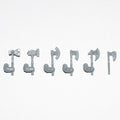 Dwarfen Mountain Holds Dwarf Ironbreakers Axes and Hammers - Warhammer - Spare Part
