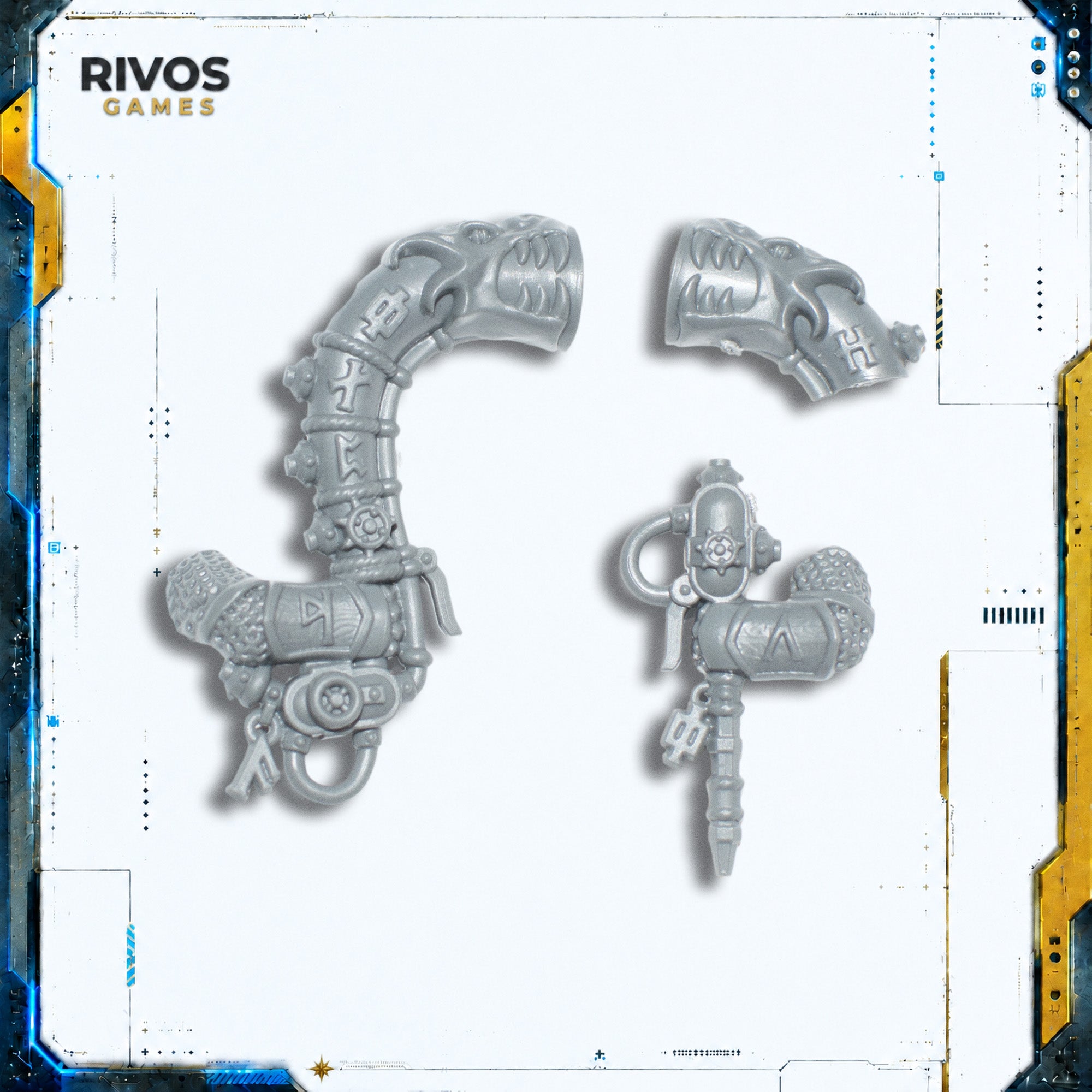 Warhammer Dwarfen Mountain Holds Dwarf Ironbreakers Horn - Bits (Bitz)