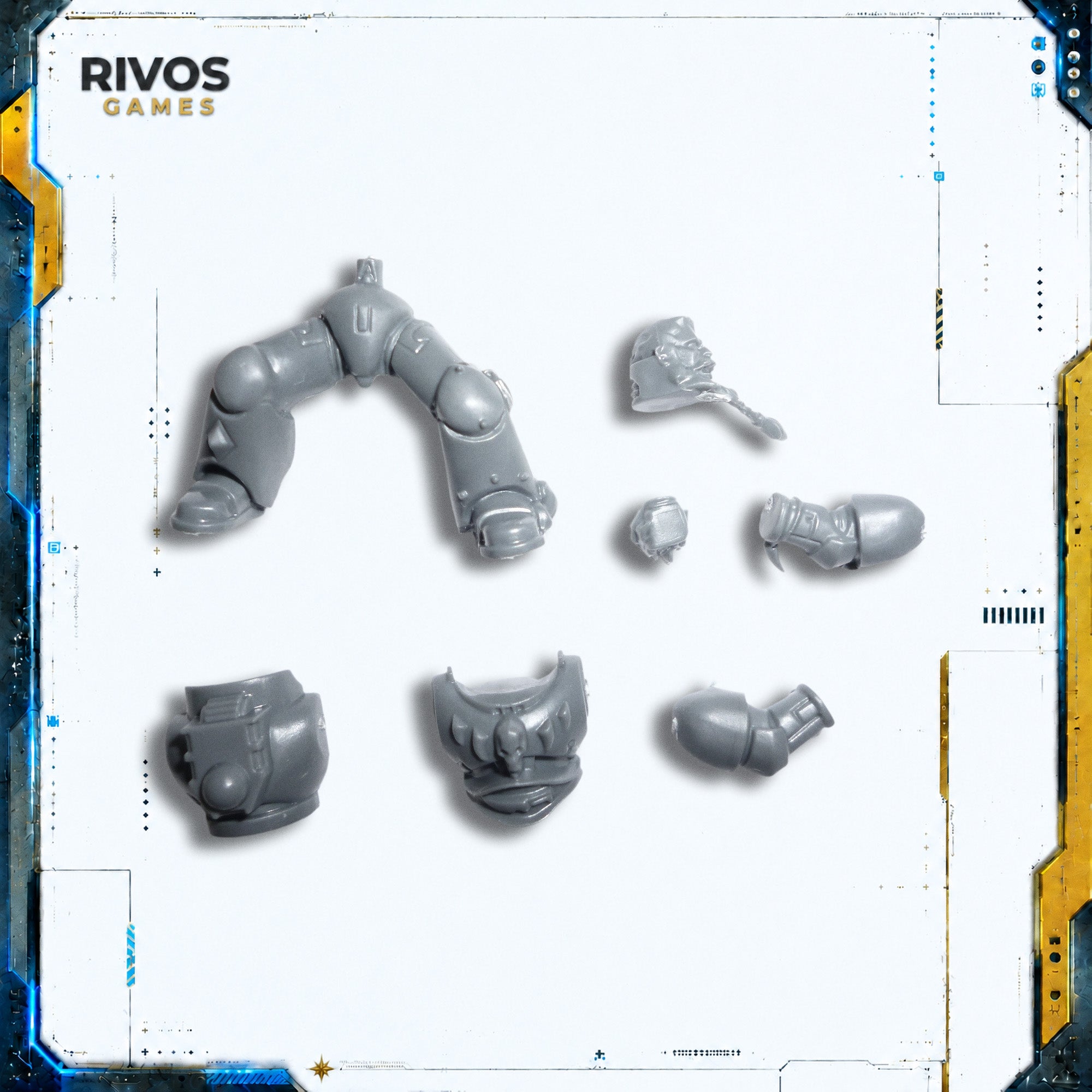 Warhammer 40K Space Wolves Thunderwolf Cavalry Rider A - Bits (Bitz)