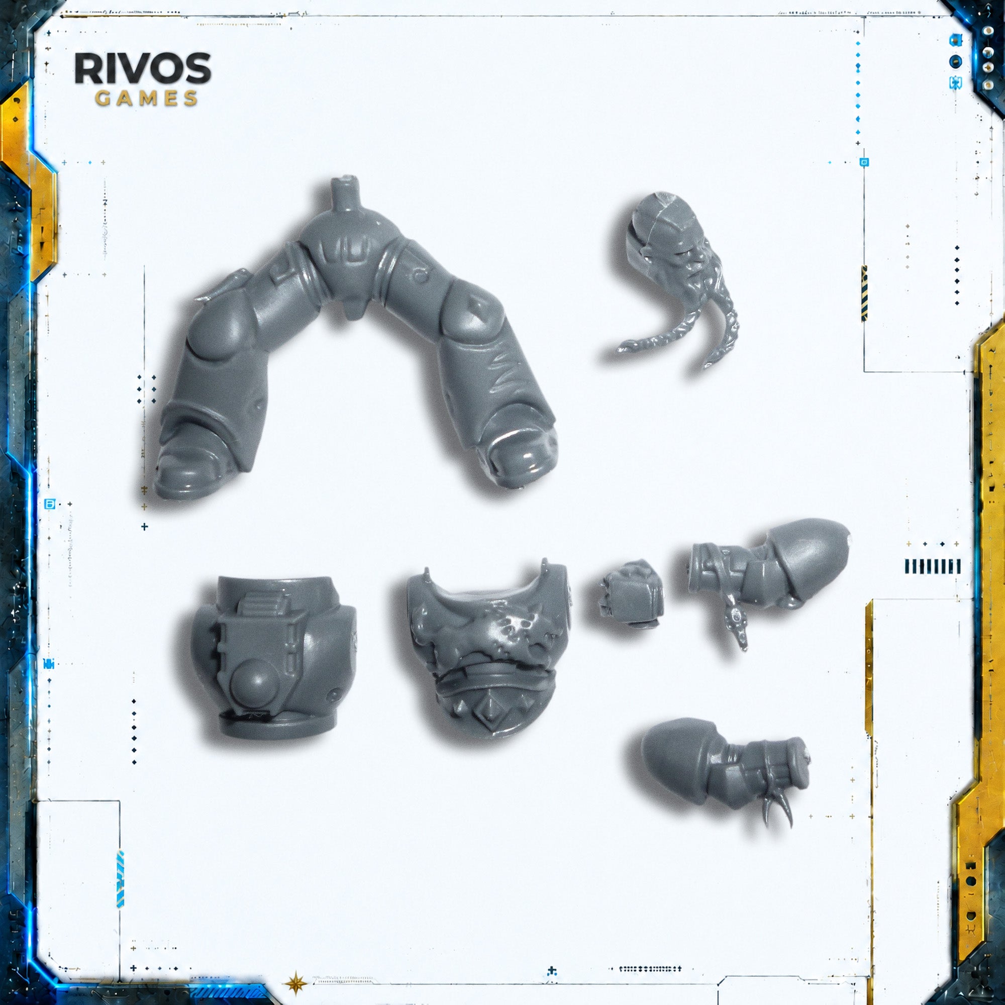 Warhammer 40K Space Wolves Thunderwolf Cavalry Rider B - Bits (Bitz)