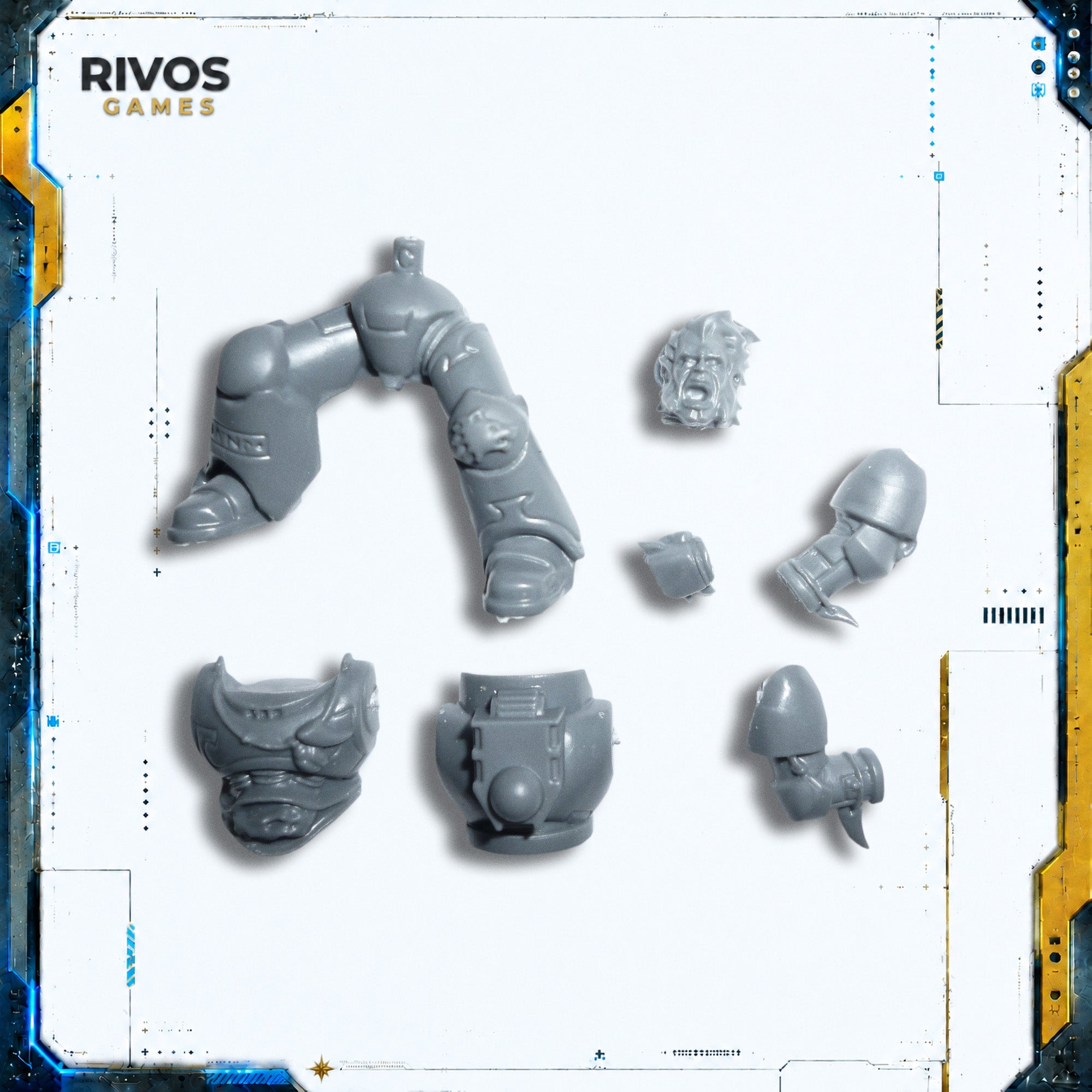 Warhammer 40K Space Wolves Thunderwolf Cavalry Rider C - Bits (Bitz)