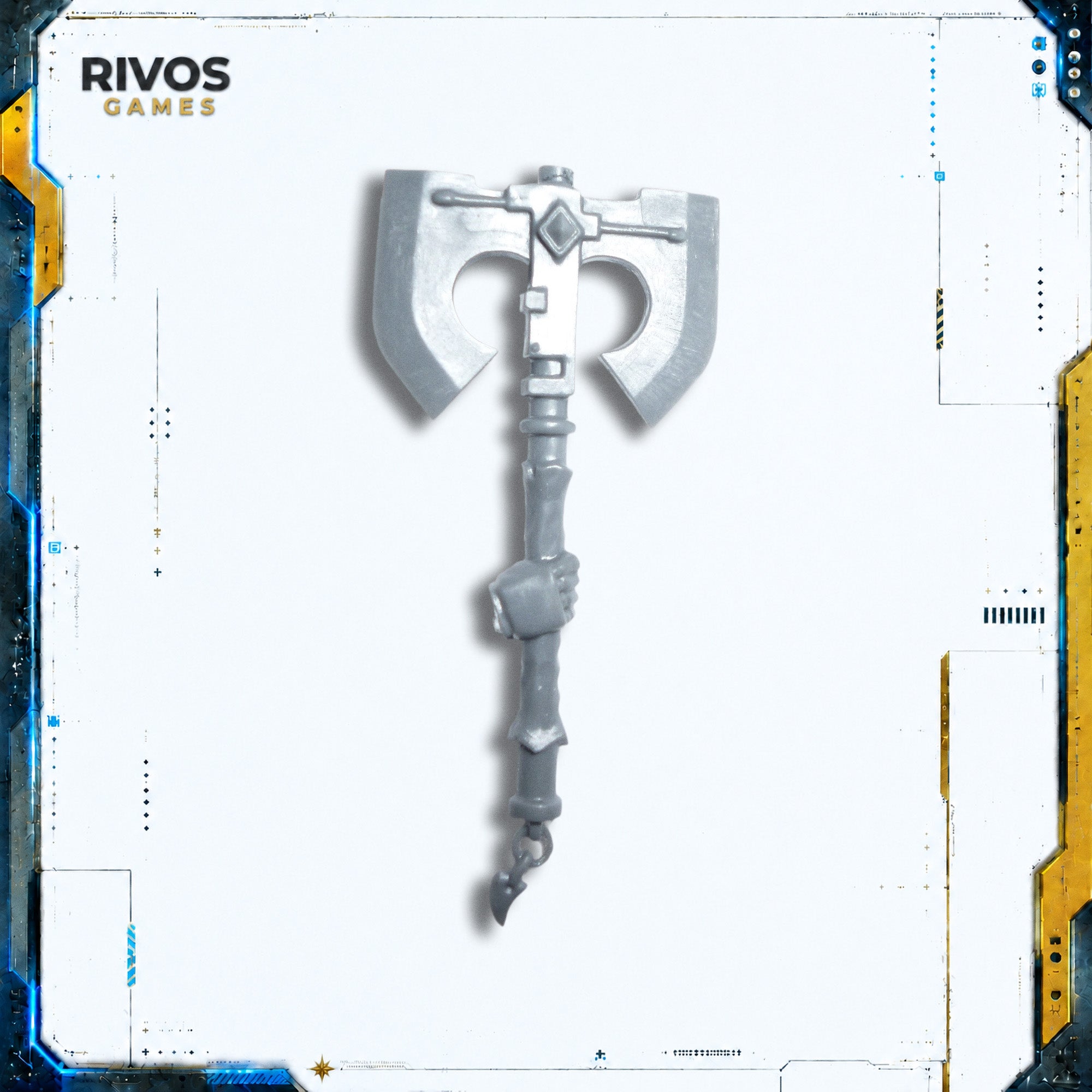 Warhammer 40K Space Wolves Thunderwolf Cavalry Frost Axe - Bits (Bitz)
