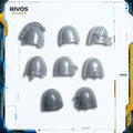 Warhammer 40K Space Wolves Thunderwolf Cavalry Shoulder Pads x 8 - Bits (Bitz)