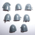 Space Wolves Thunderwolf Cavalry Shoulder Pads x 8 - Warhammer - Spare Part