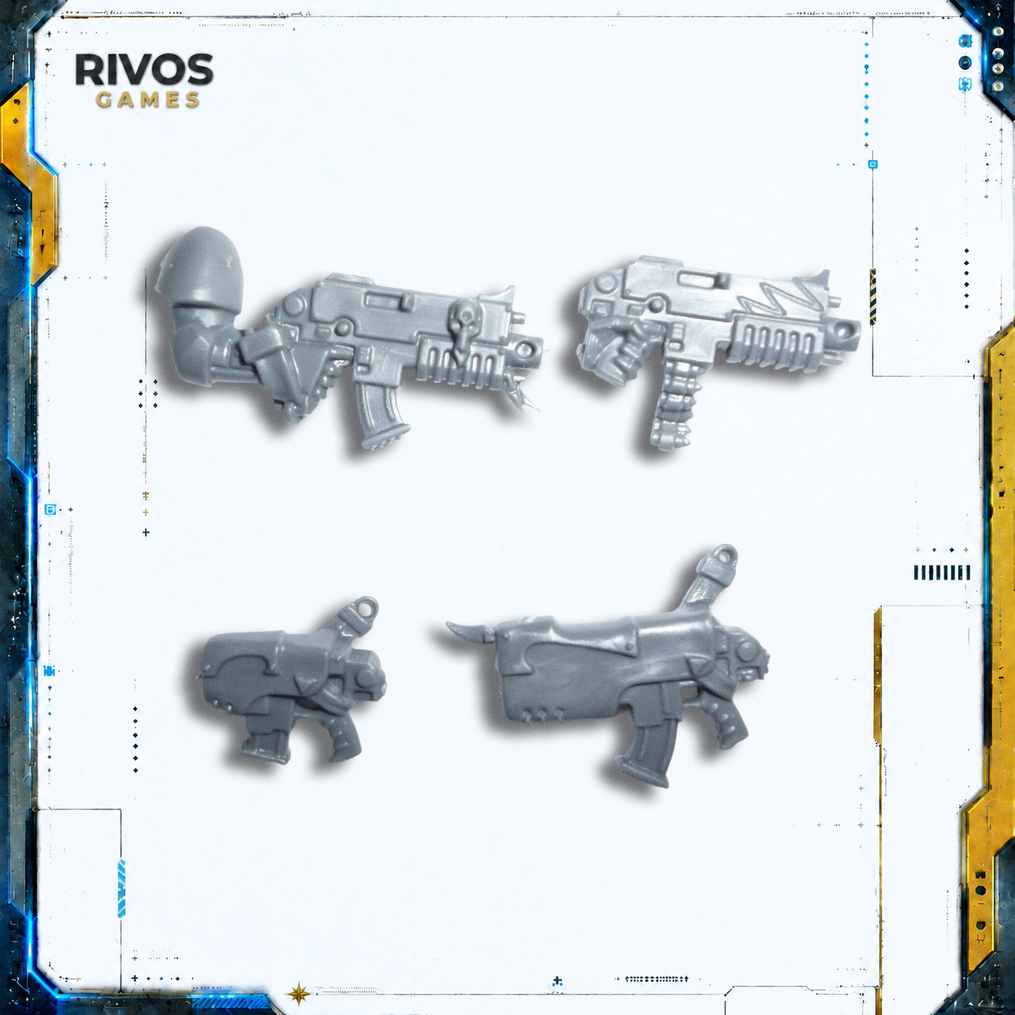 Warhammer 40K Space Wolves Thunderwolf Cavalry Boltguns - Bits (Bitz)