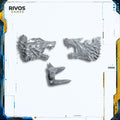 Warhammer 40K Space Wolves Thunderwolf Cavalry Wolf Head - Bits (Bitz)