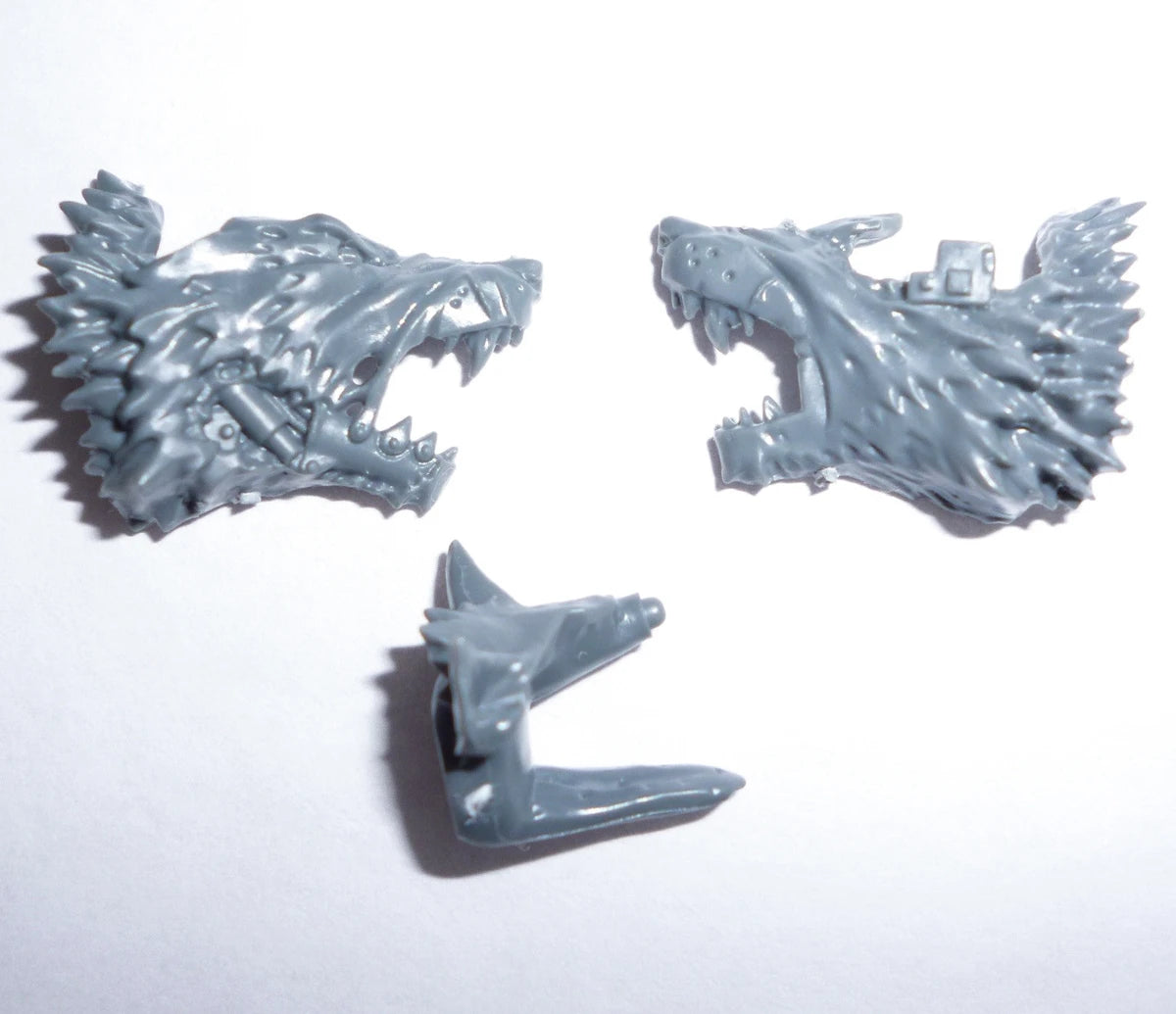 Warhammer 40K Space Wolves Thunderwolf Cavalry Wolf Head Bits Bitz