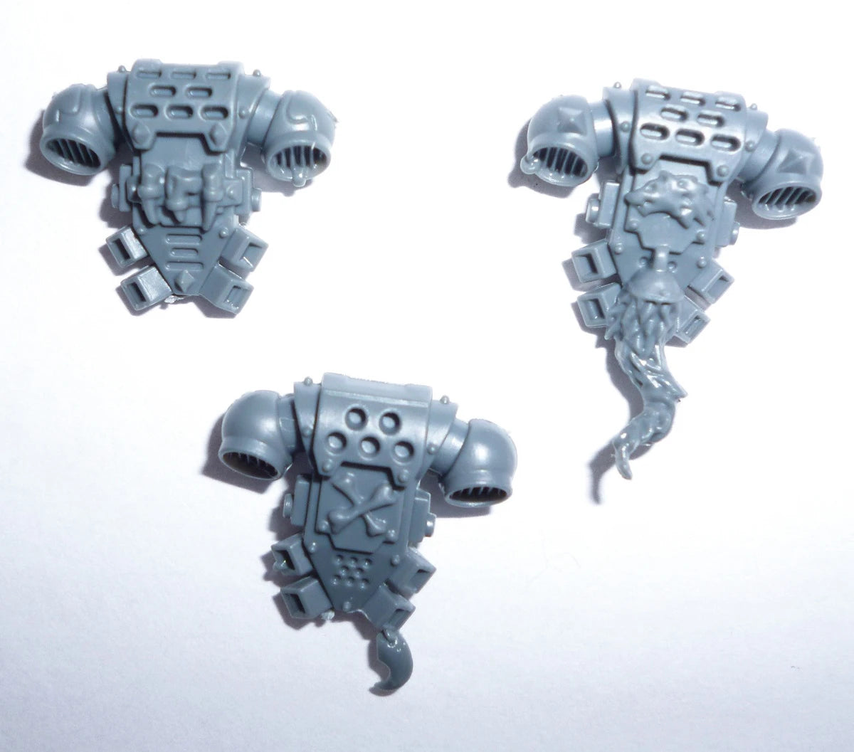 Warhammer 40K Space Wolves Thunderwolf Cavalry Backpacks x 3 Bits Bitz