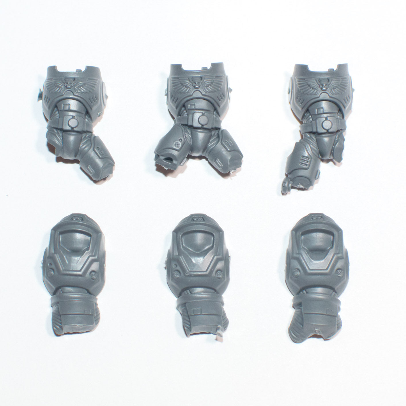 Space Marines Primaris Eradicators Torso x 3 - Space Marines - Kitbash Bit