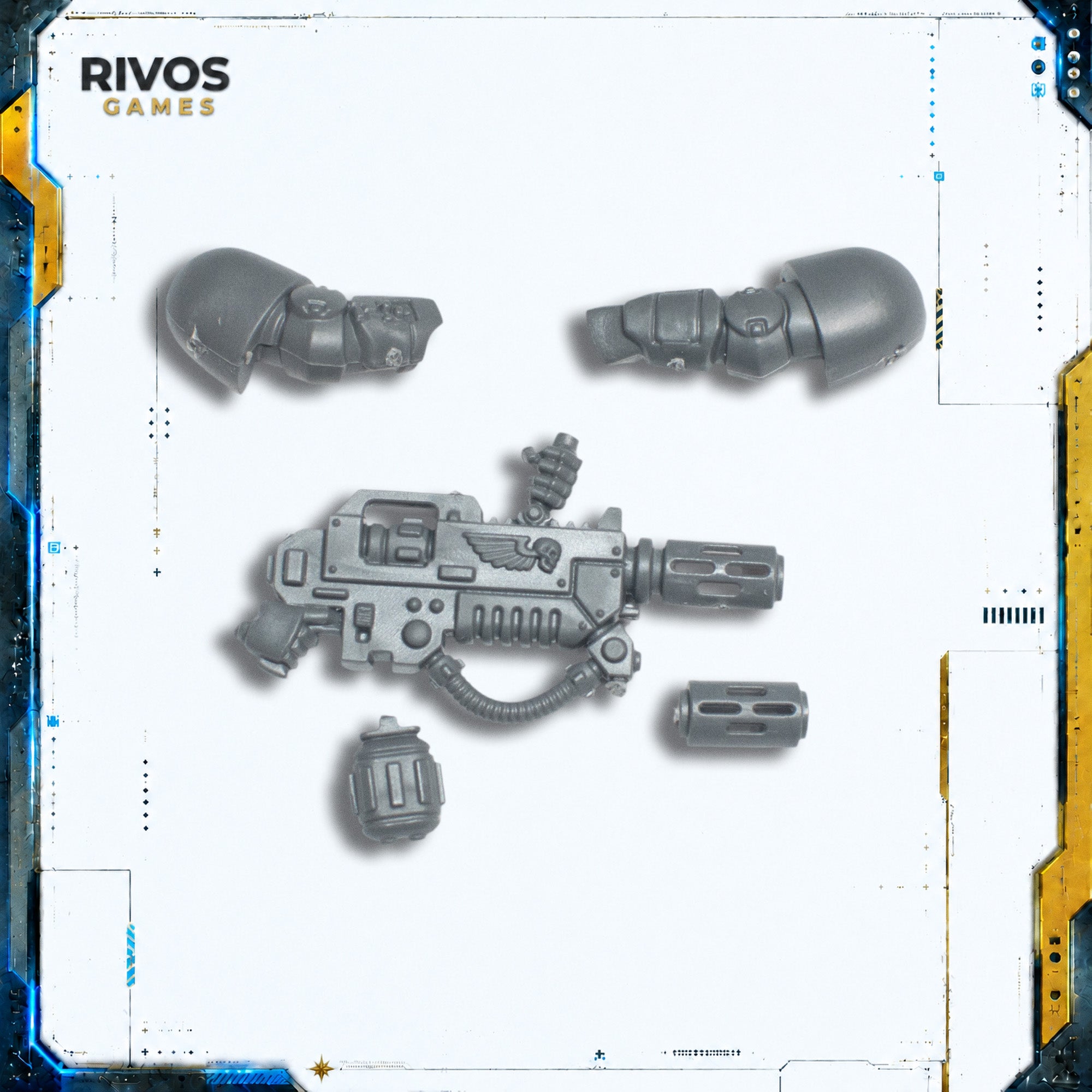 Warhammer 40K Space Marines Primaris Eradicators Melta Rifle B - Bits (Bitz)