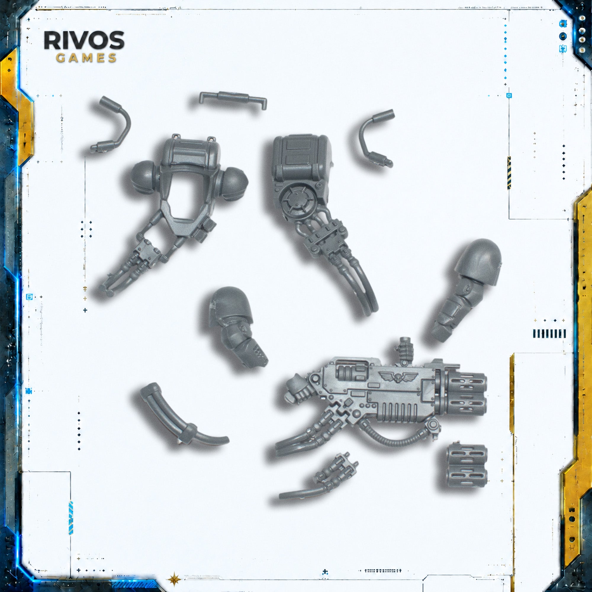 Warhammer 40K Space Marines Primaris Eradicators Multi Melta - Bits (Bitz)