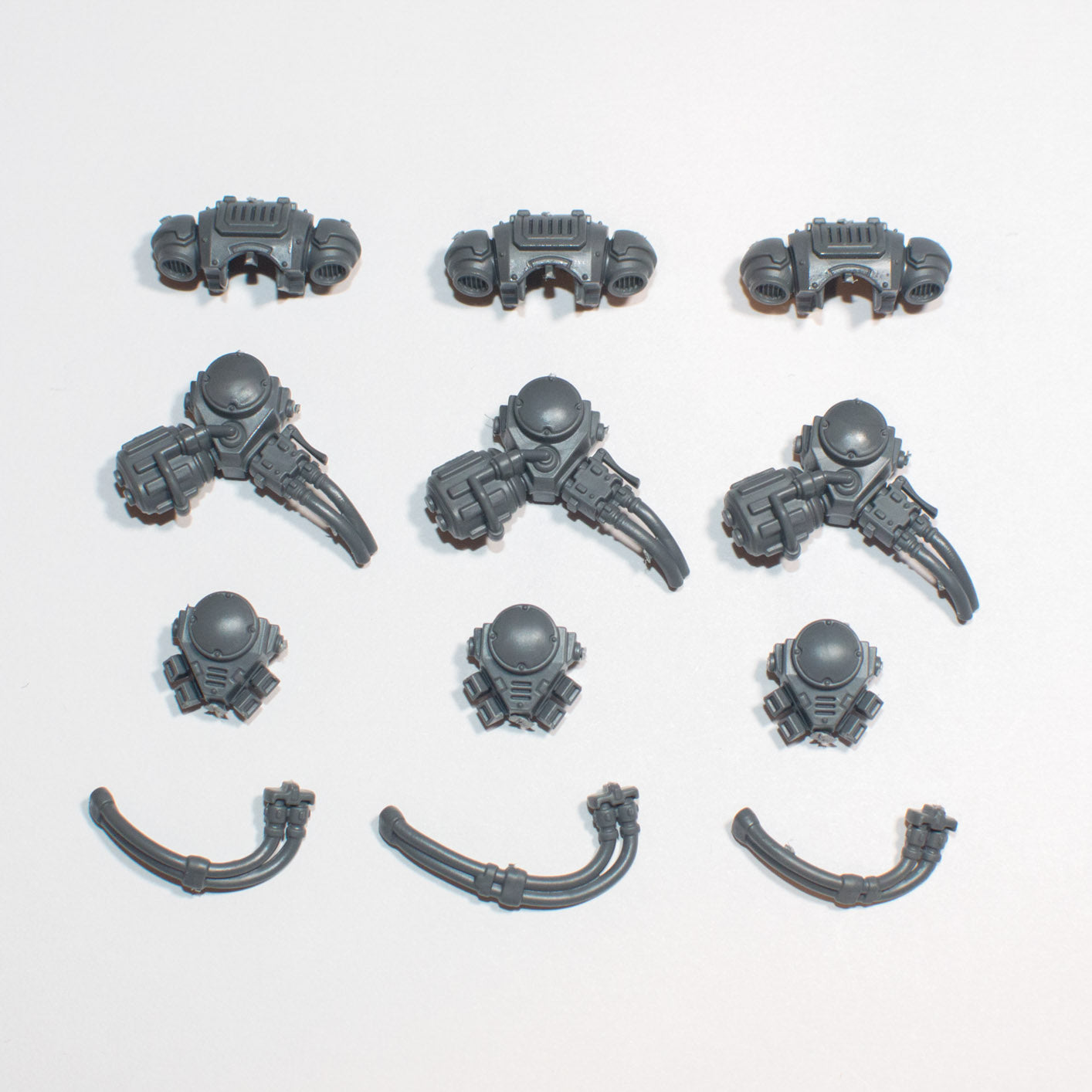 Space Marines Primaris Eradicators Backpacks x 3 - Space Marines - Spare Part