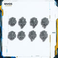 Warhammer 40K Space Marines Primaris Eradicators Helmets x 8 - Bits (Bitz)